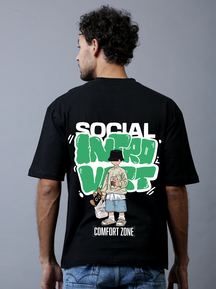 Social Introvert Oversized Unisex Tee