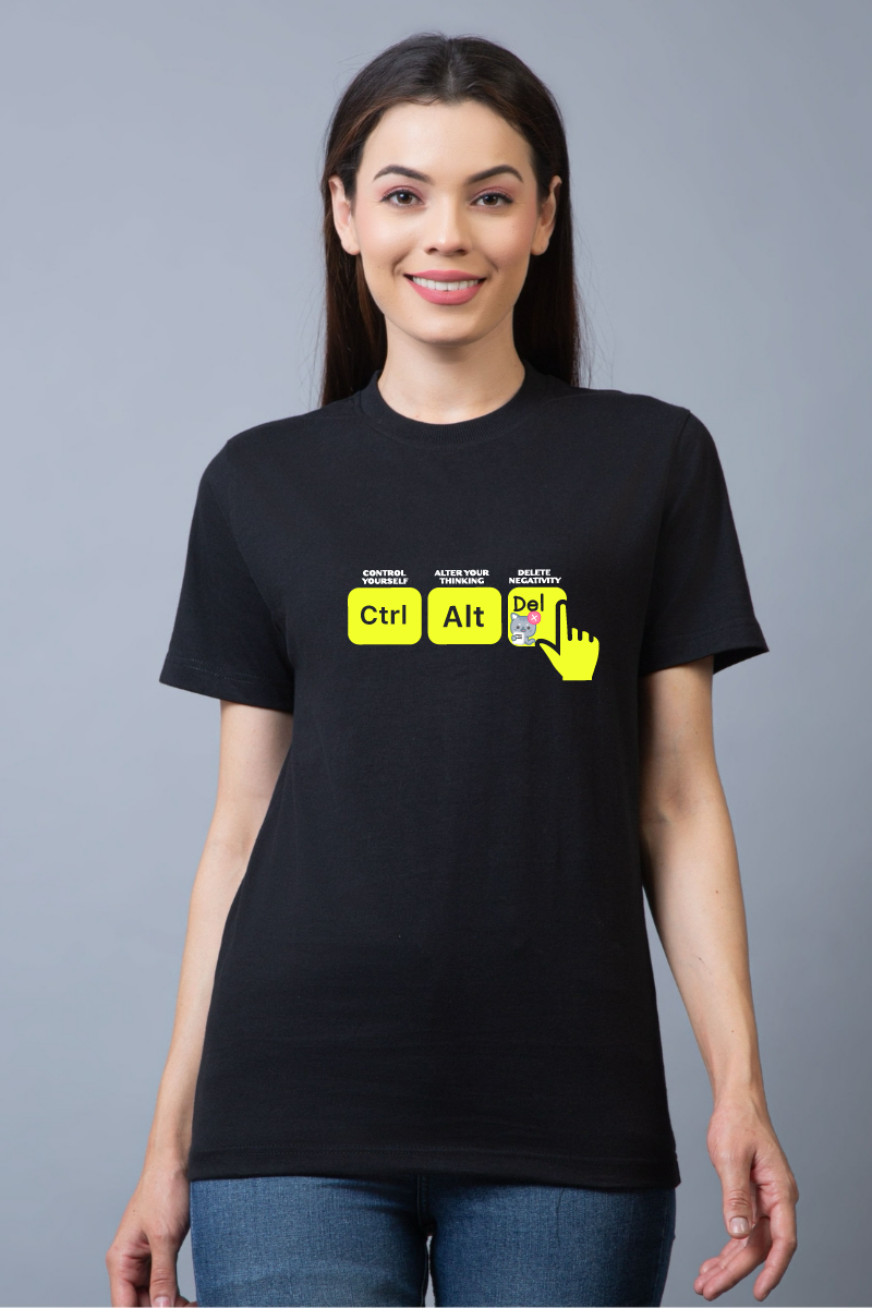 Alt Ctrl Dlt Regular Fit Unisex Tee