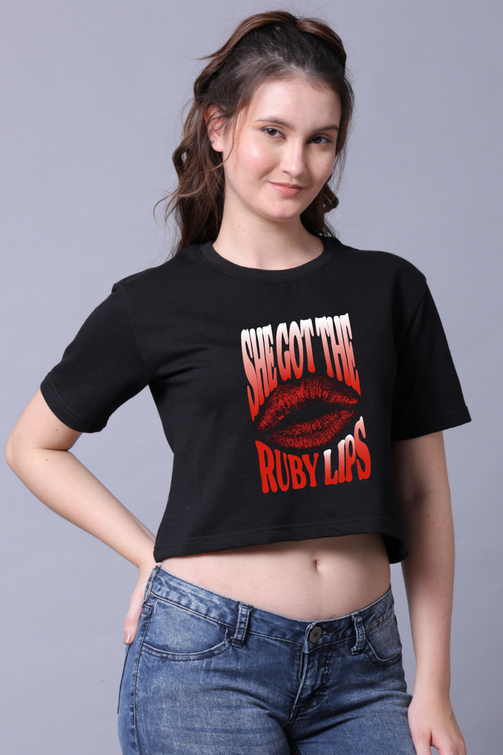 Rubylips Women Crop Top