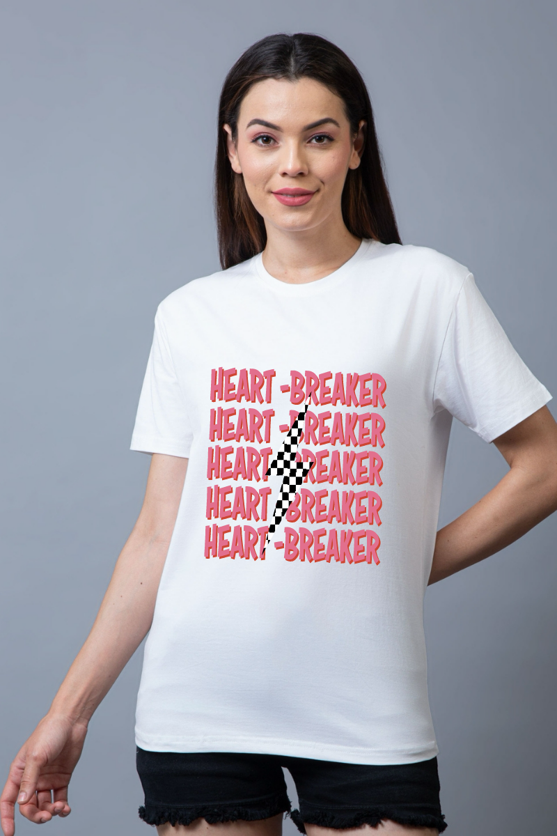 Heart Breaker Regular Fit Unisex Tee