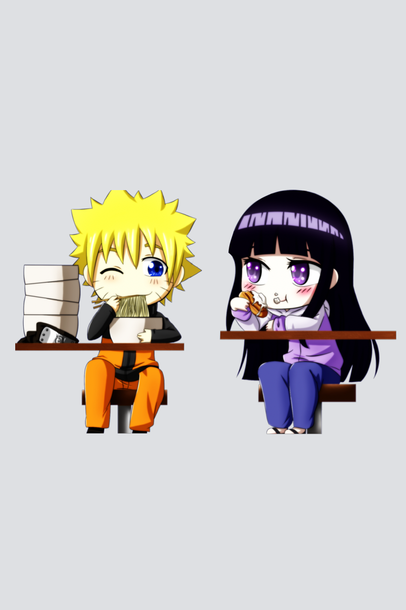 Naruto & Hinata Oversized Couple T-Shirts (Pack of 2)