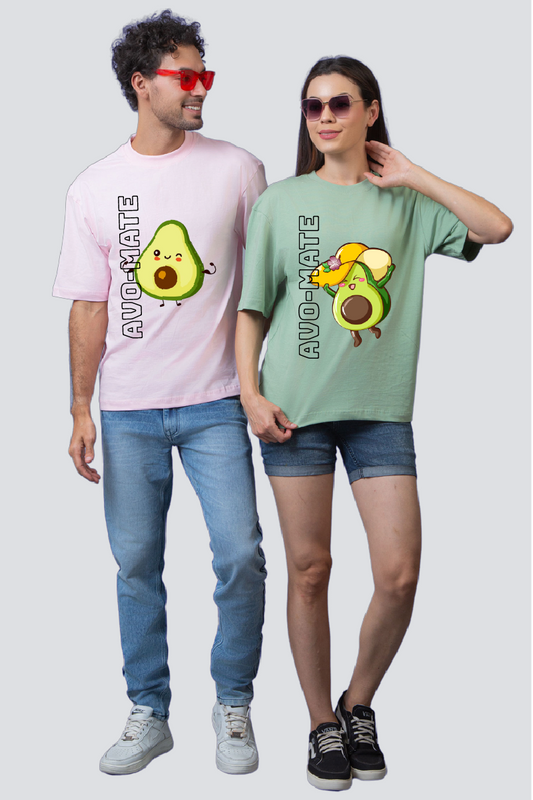 Avo-Mate Couple Oversized Tees - Pack of 2