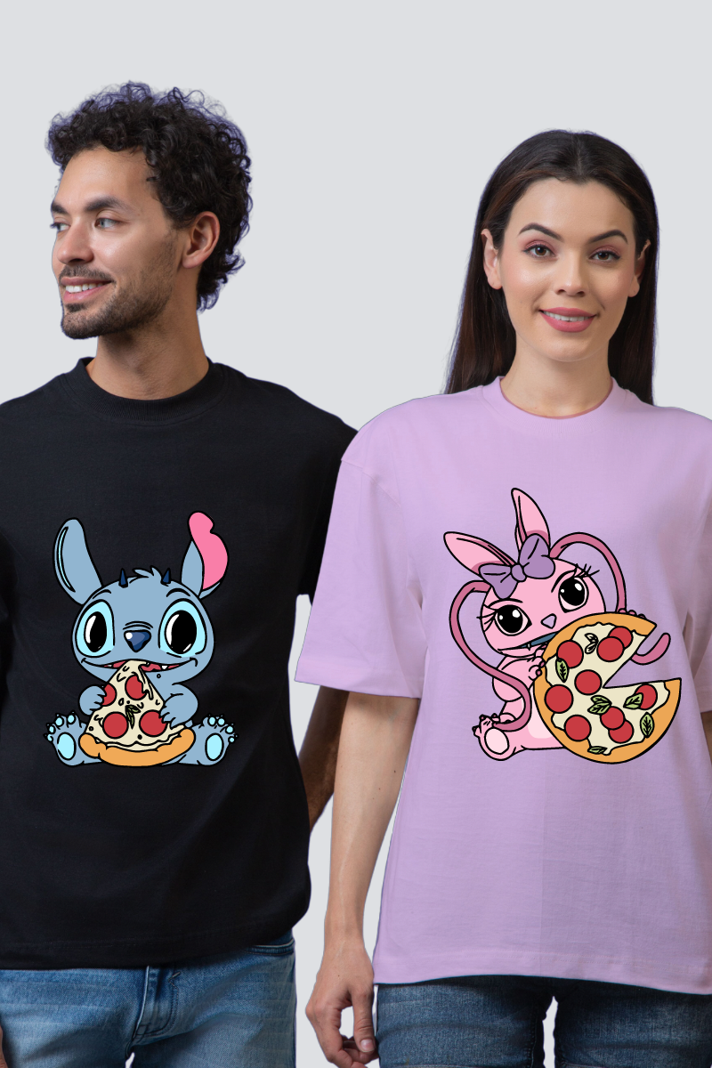 Cosmic Munchies Oversized Couple Tees (Pack of 2)