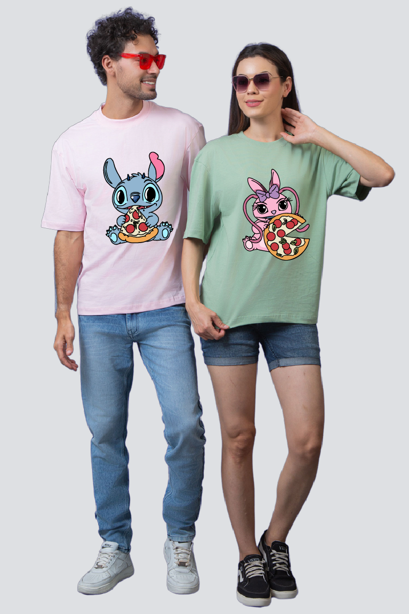 Cosmic Munchies Oversized Couple Tees (Pack of 2)