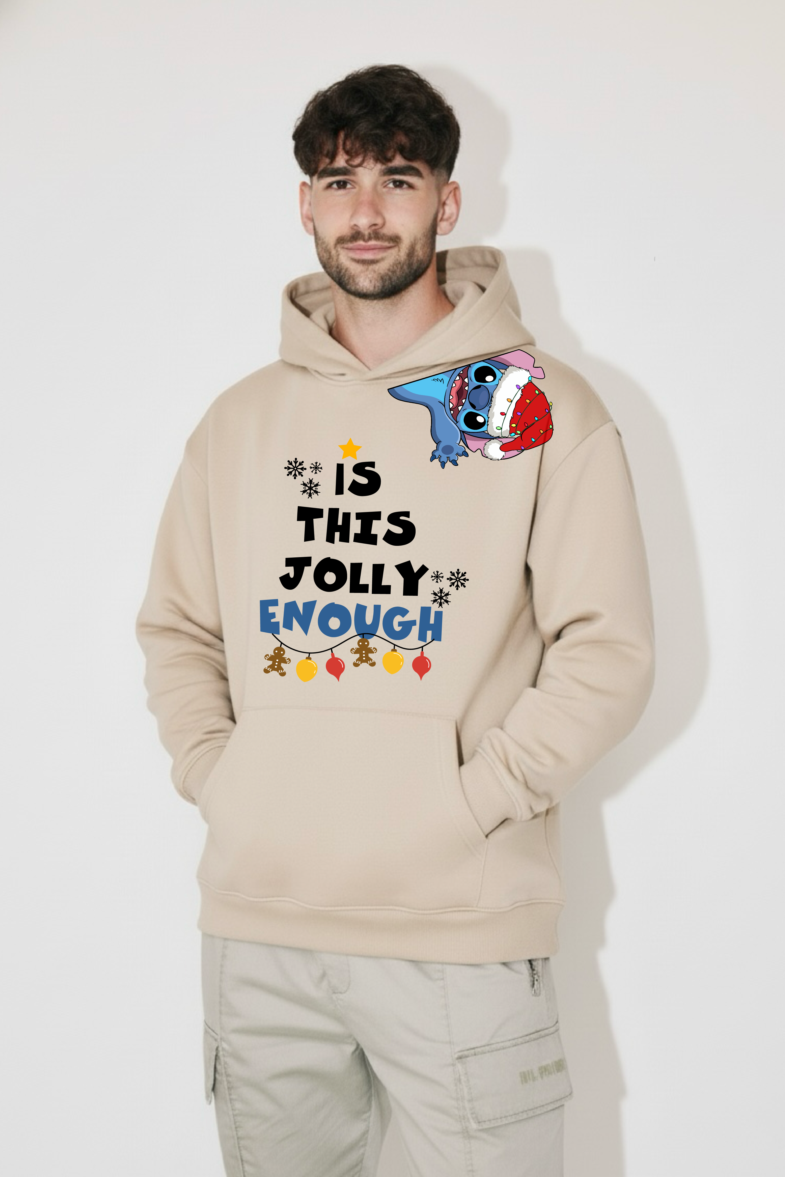 Is This Jolly Enough Oversized Drop Shoulder Hoodies - Pack of 2