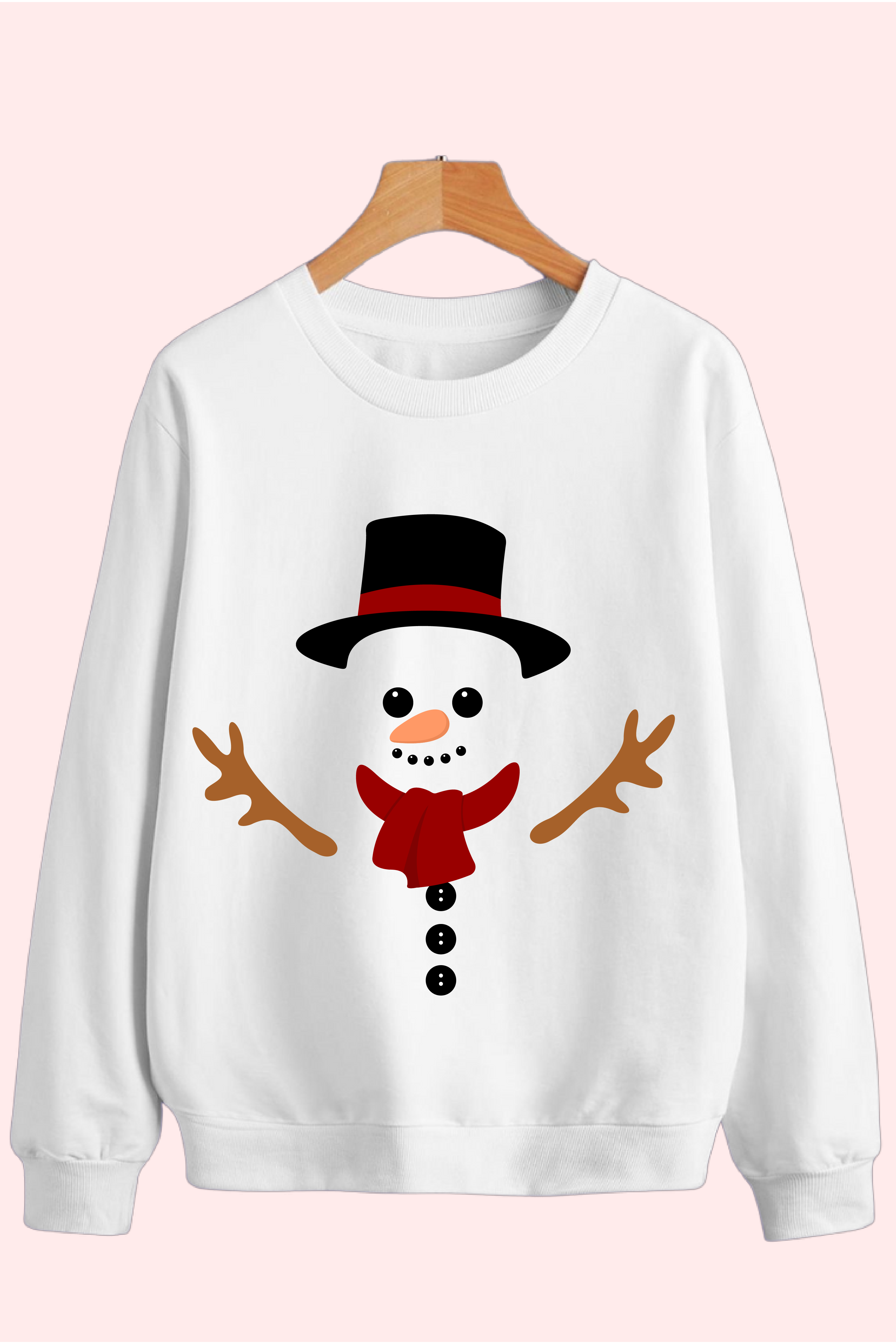 Snowman Couple Unisex Sweatshirts (Pack of 2)
