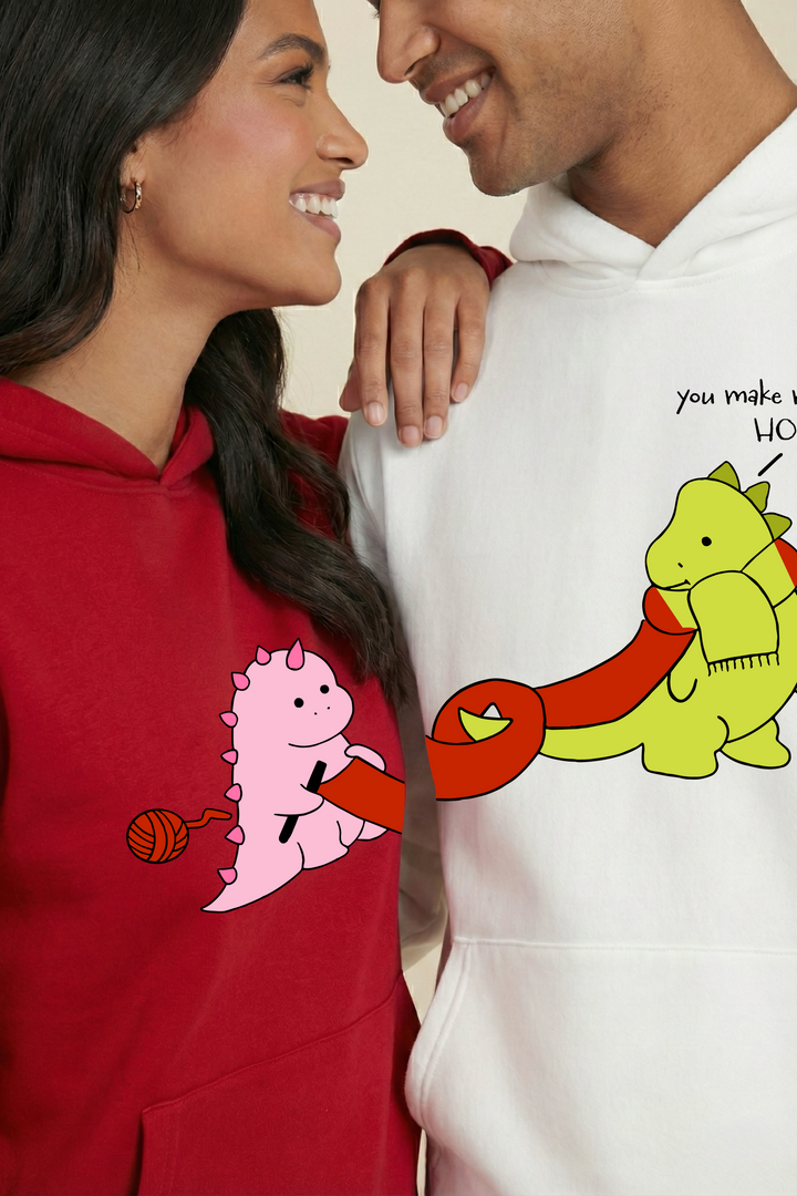 You Make Me Feel Like Home Oversized Drop Shoulder Hoodies - Pack of 2