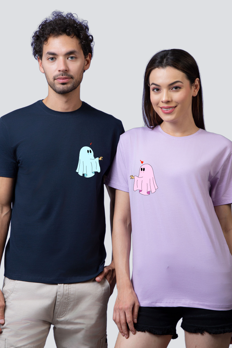 Haunt & Heart Couple Unisex Tees - Pack of 2