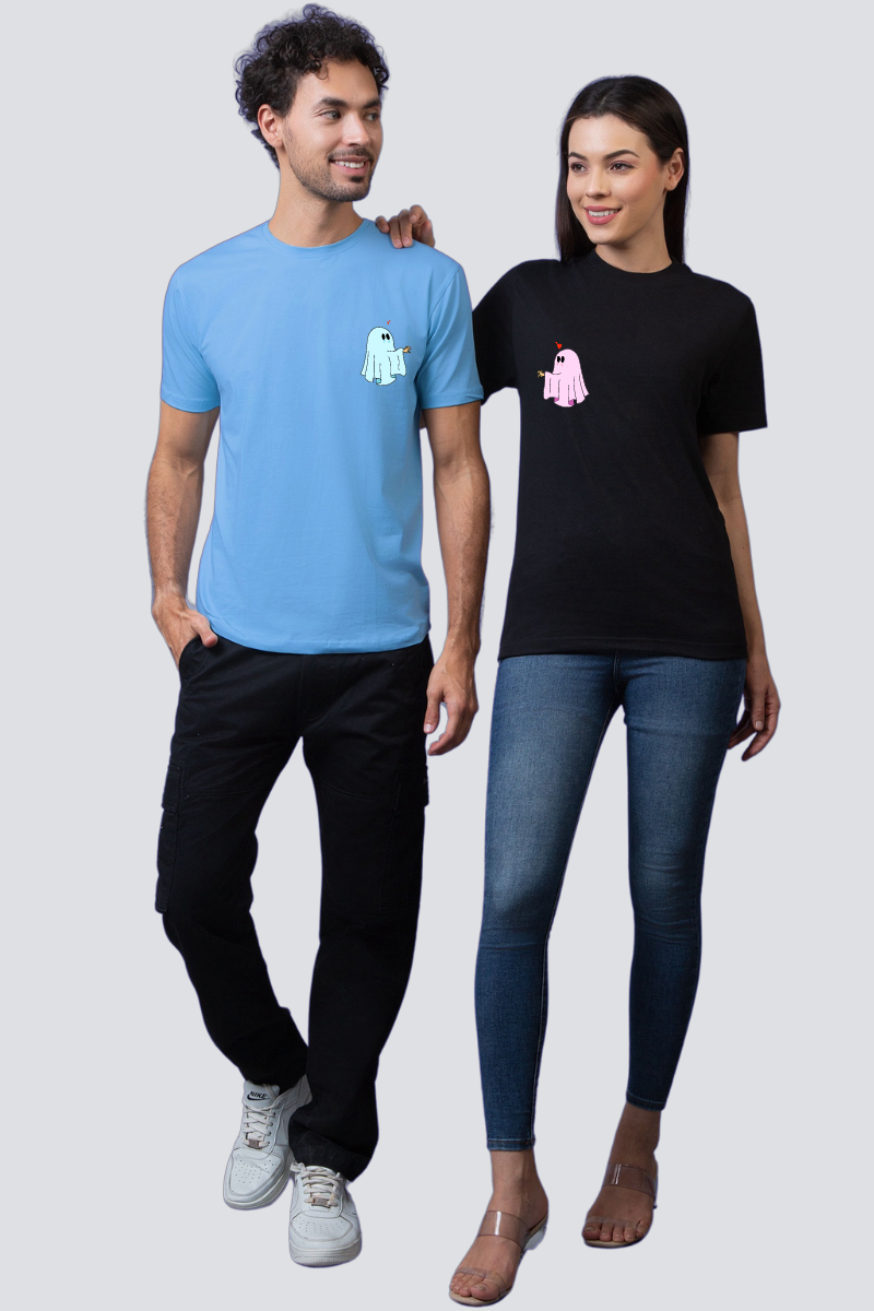 Haunt & Heart Couple Unisex Tees - Pack of 2