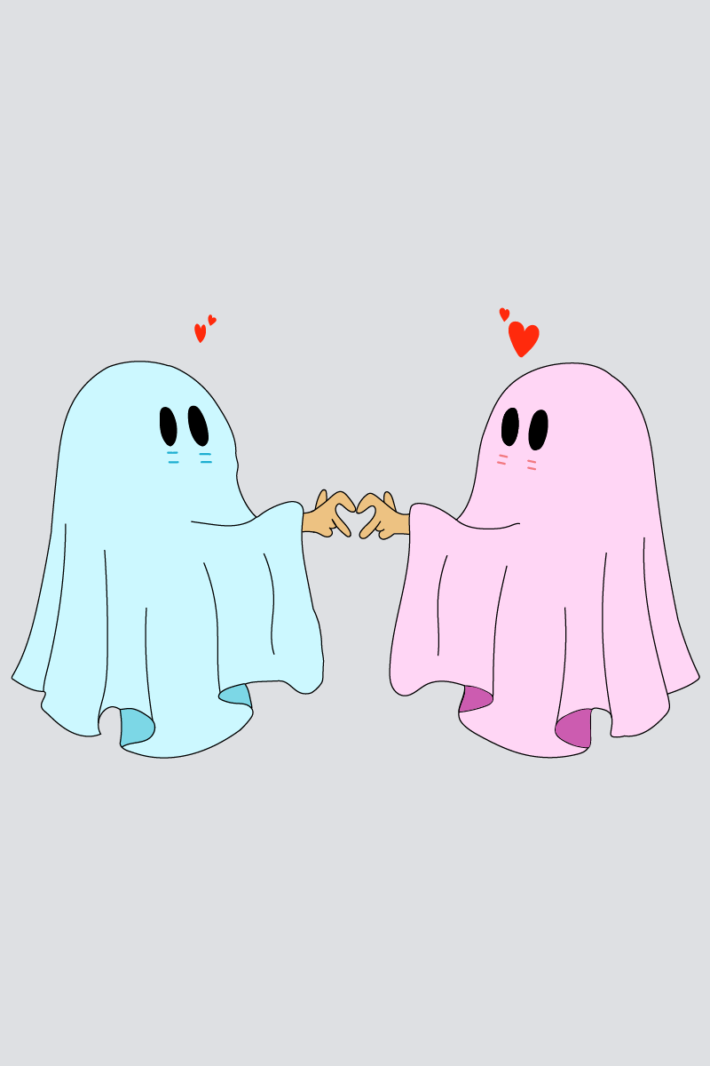 Haunt & Heart Couple Unisex Tees - Pack of 2