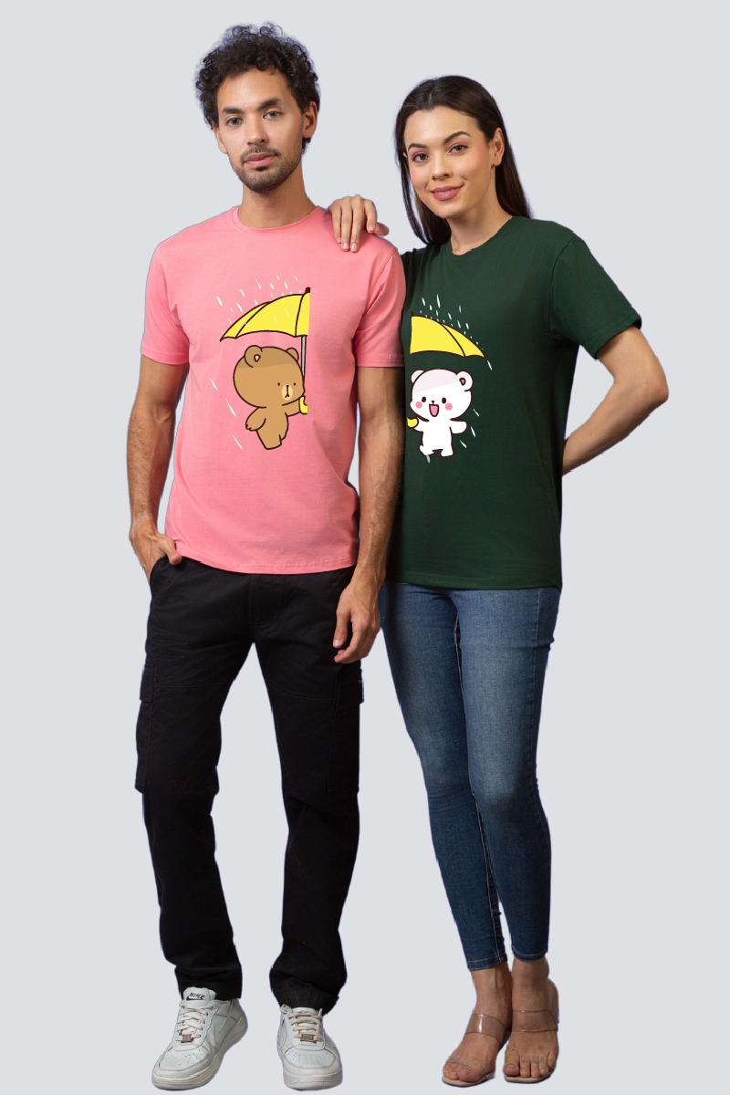 Sunshine or Rain Couple Unisex Tees - Pack of 2