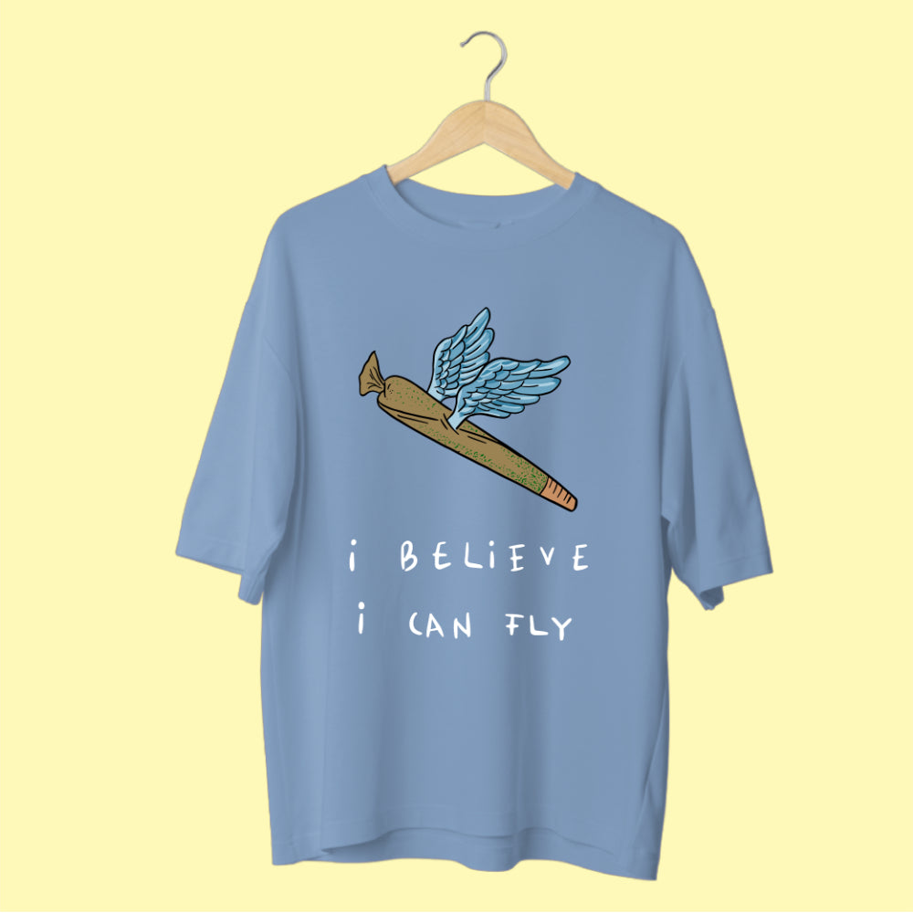 I Believe I Can Fly' Whimsical Oversized Tee