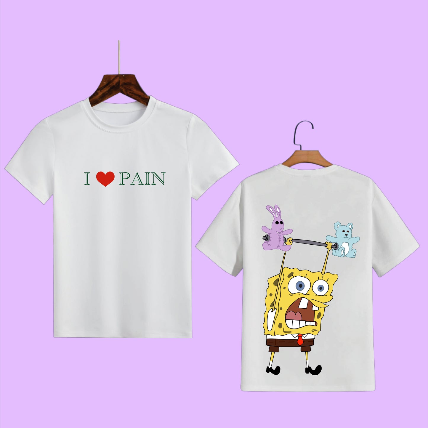 SpongeBob Half Sleeves Tee - Quirky Resilience