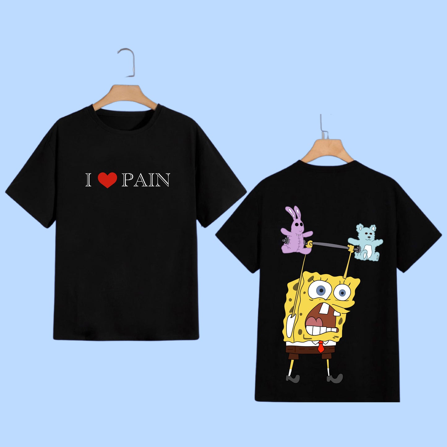 SpongeBob Half Sleeves Tee - Quirky Resilience