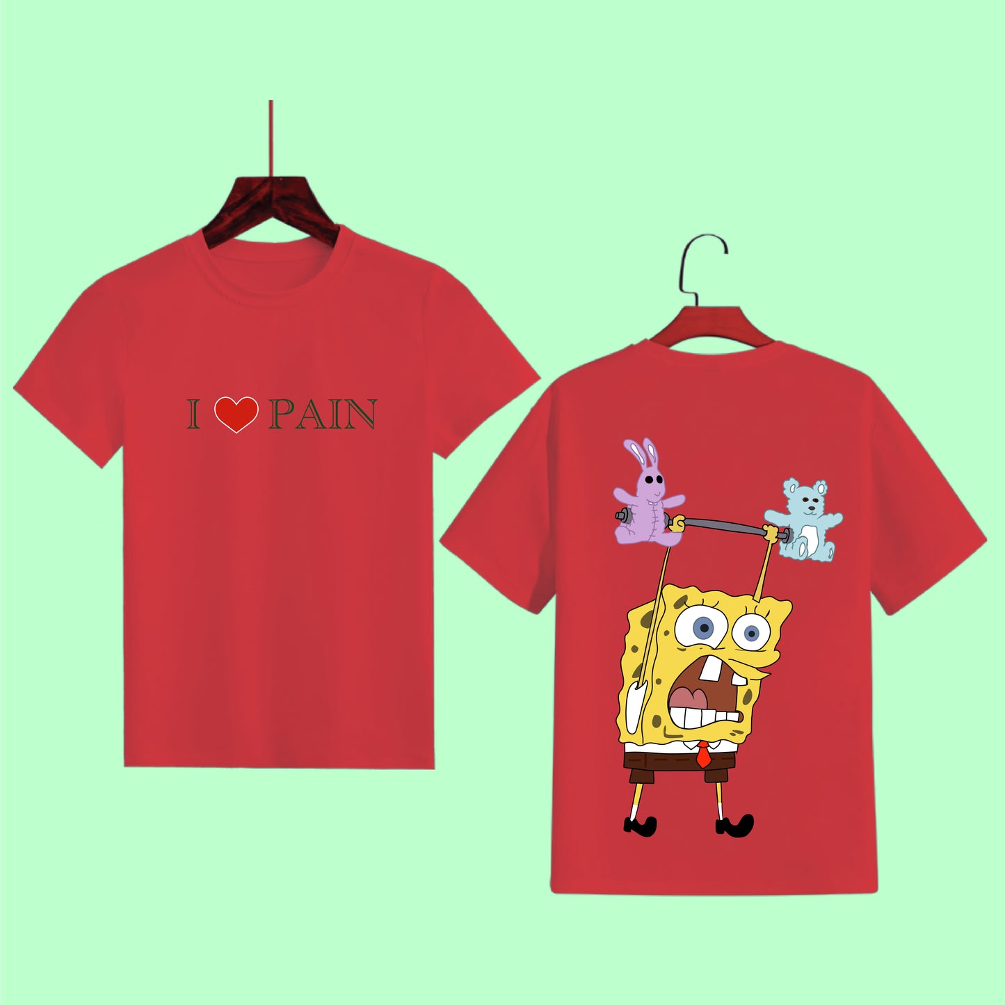 SpongeBob Half Sleeves Tee - Quirky Resilience