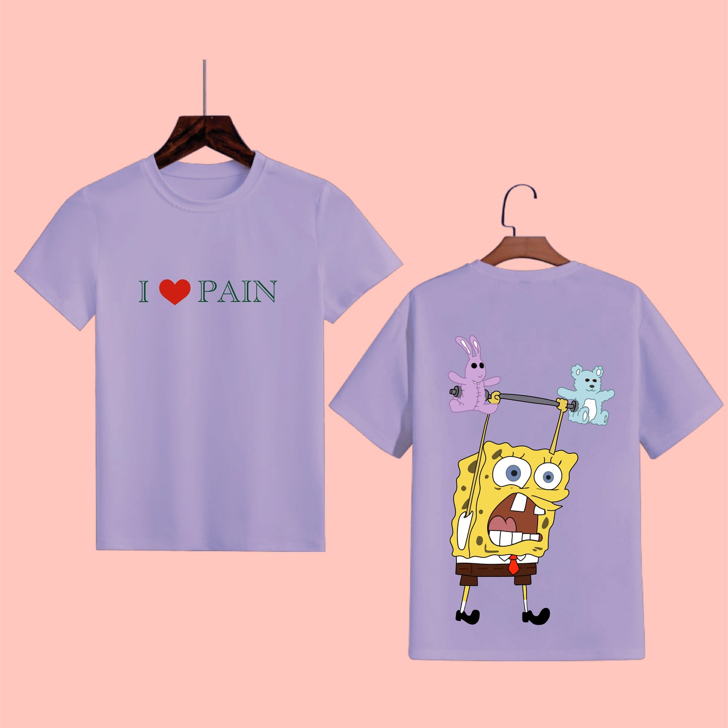 SpongeBob Half Sleeves Tee - Quirky Resilience