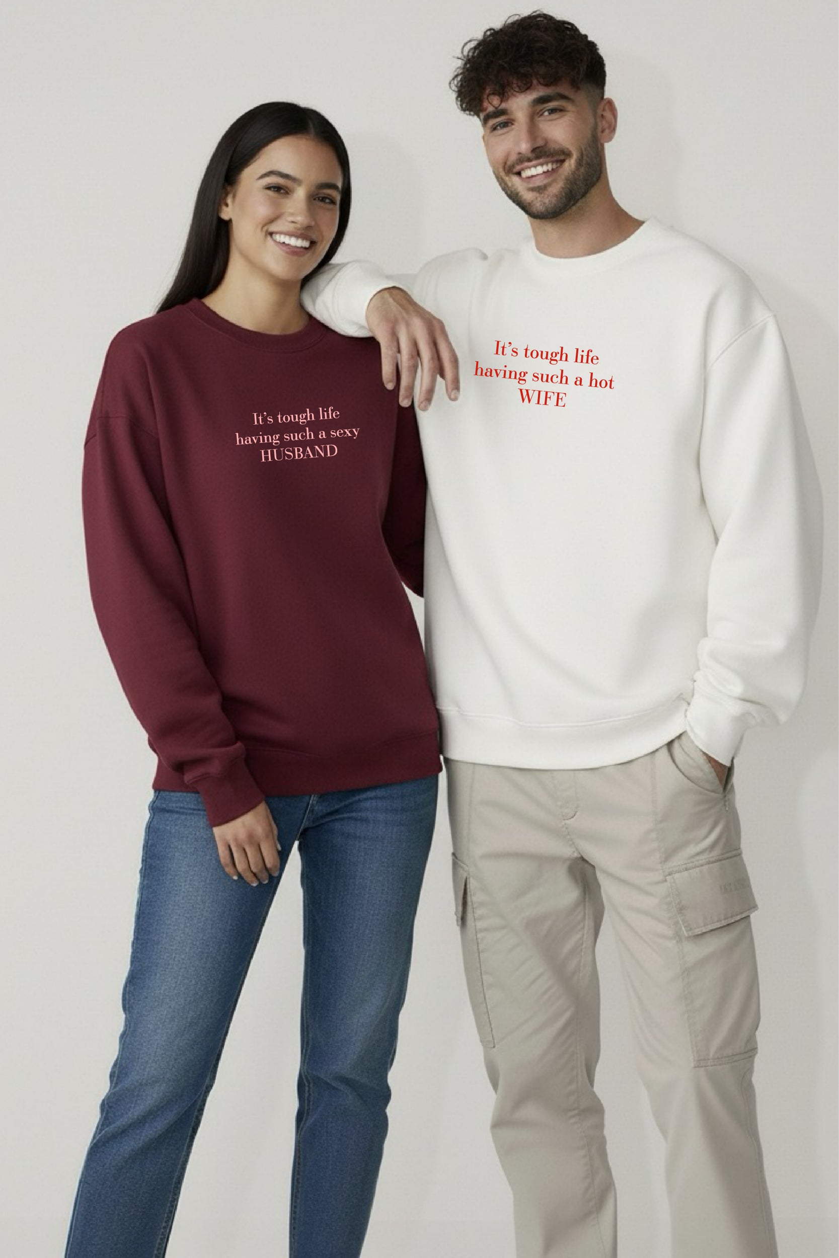 It’s a Tough Life Couple Unisex Sweatshirt - Pack of 2