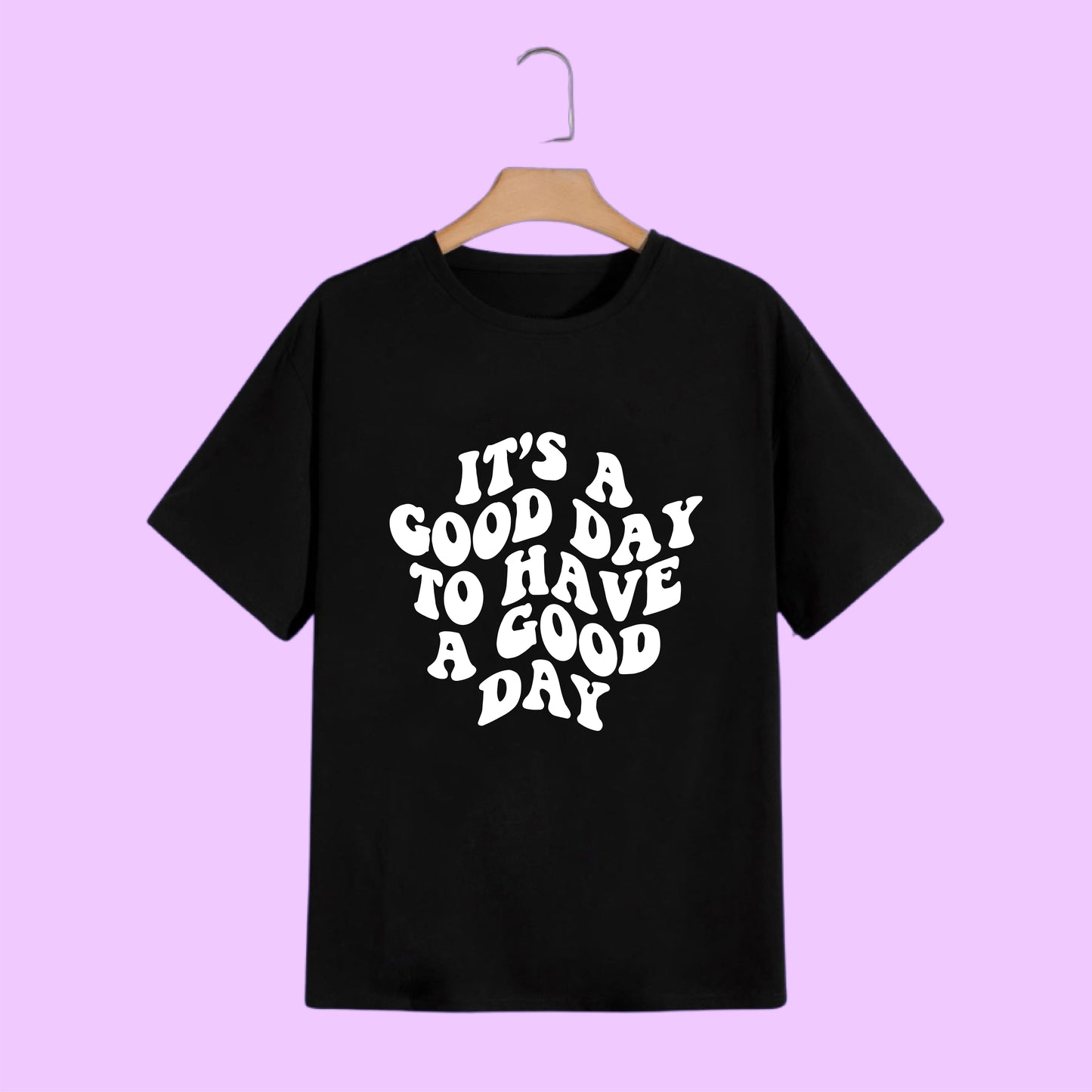 Positivity Boost Casual Half Sleeve Tee