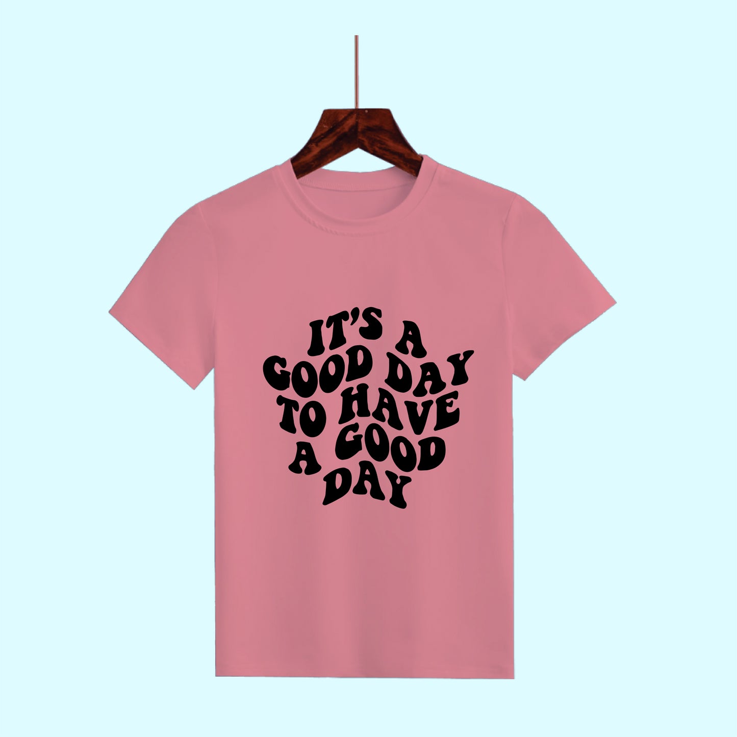 Positivity Boost Casual Half Sleeve Tee