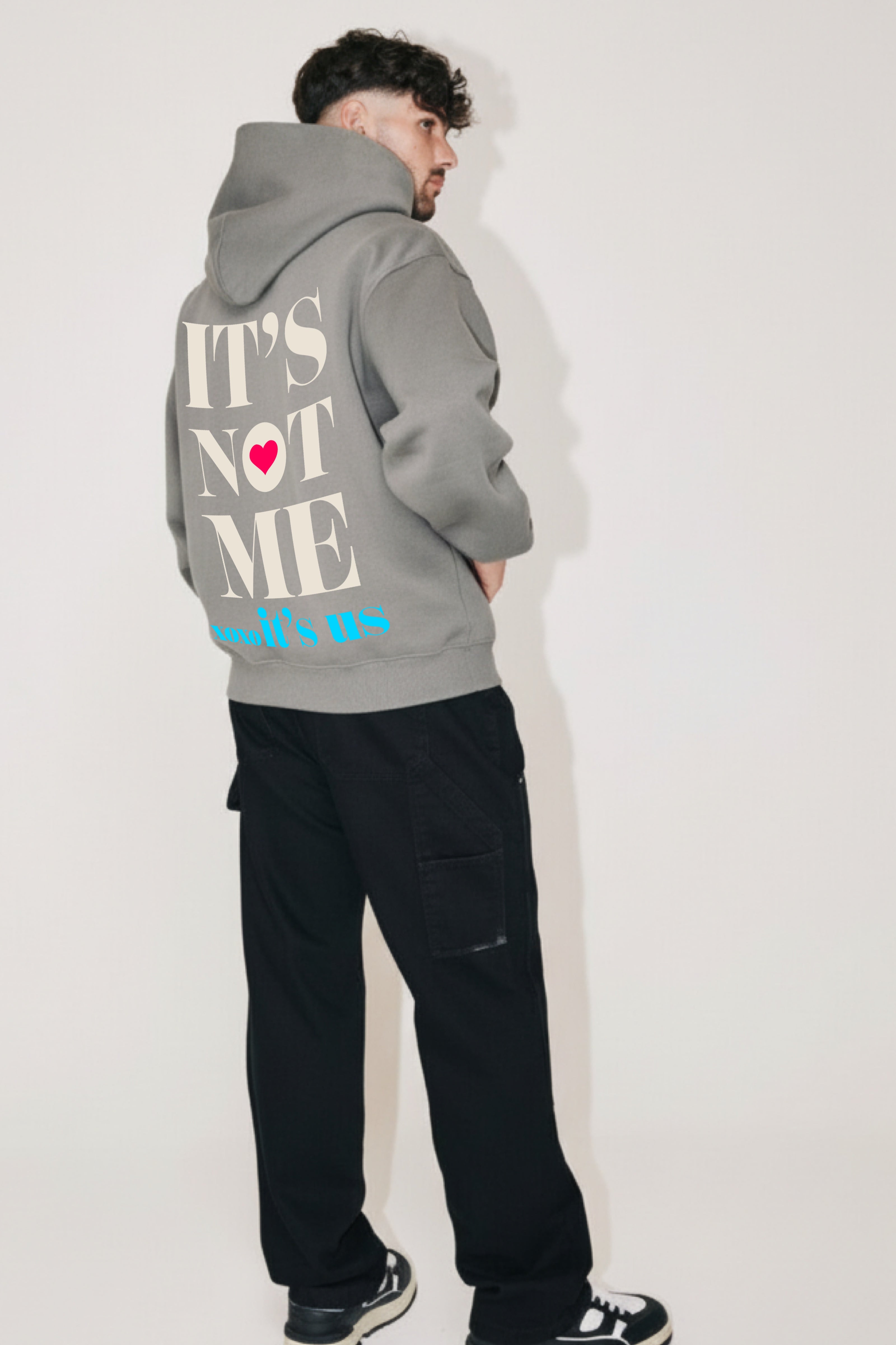 It's Not Me, It's You Oversized Drop Shoulder Hoodies - Pack of 2