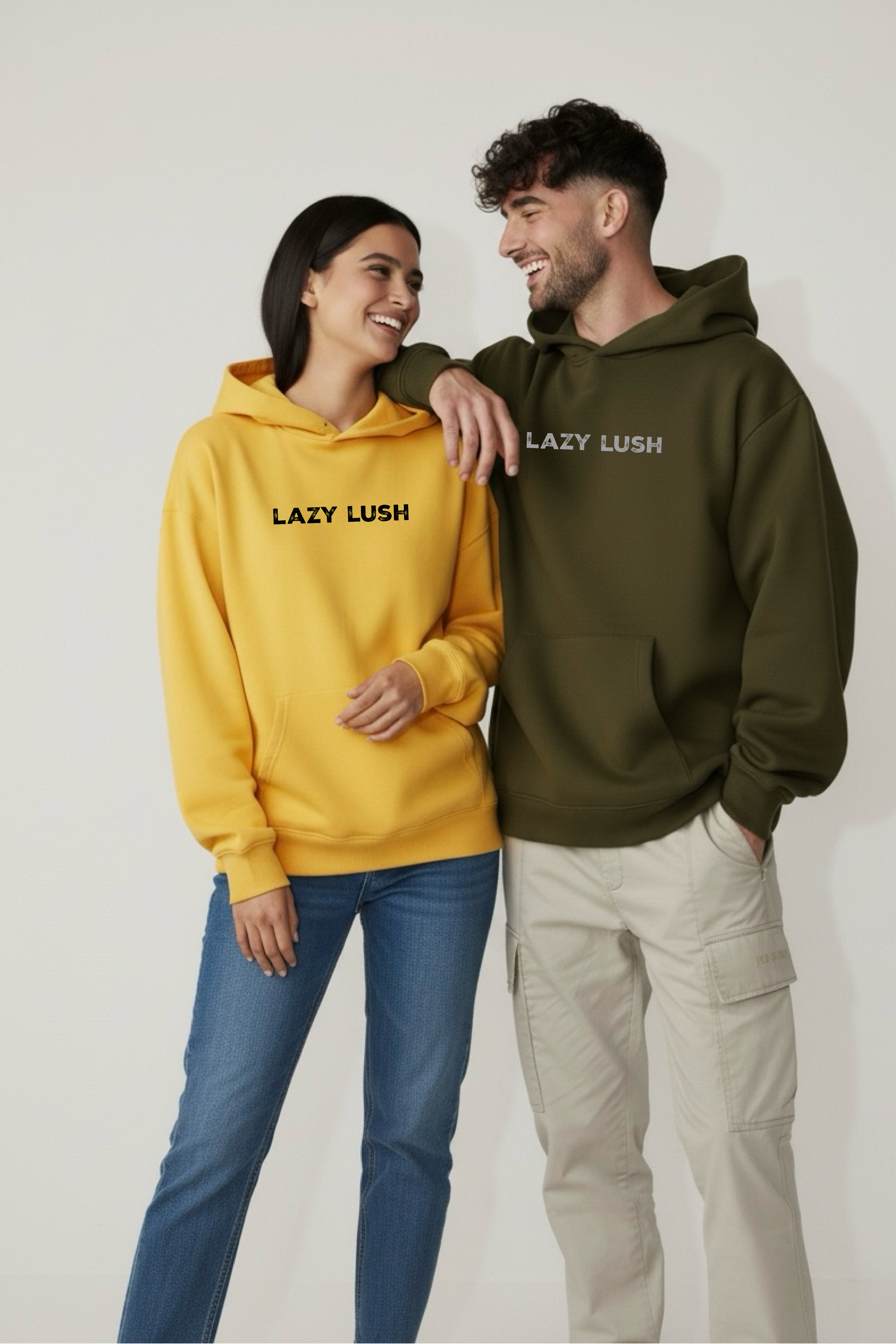 Lazy Lush Mascots Oversized Drop Shoulder Hoodies - Pack of 2