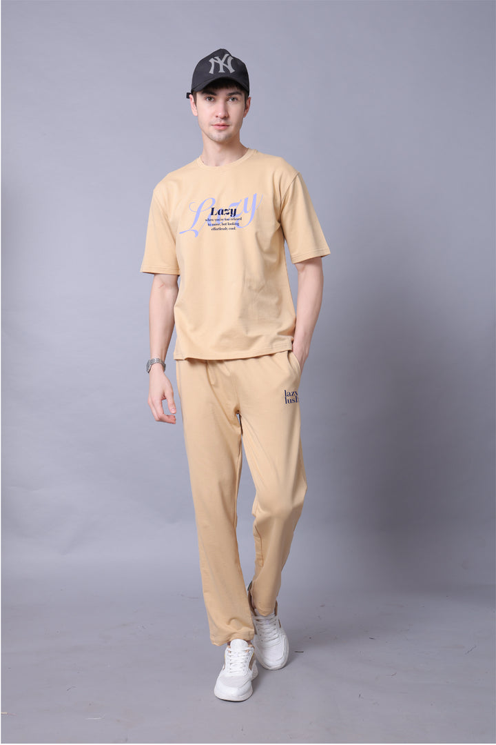 Lazy Lush Mood Couple Co-Ord Set With Joggers (Pack of 2)