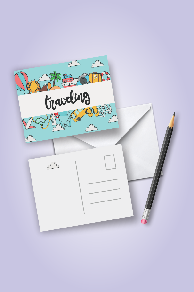 Travelling Greeting Card - Lazy Lush
