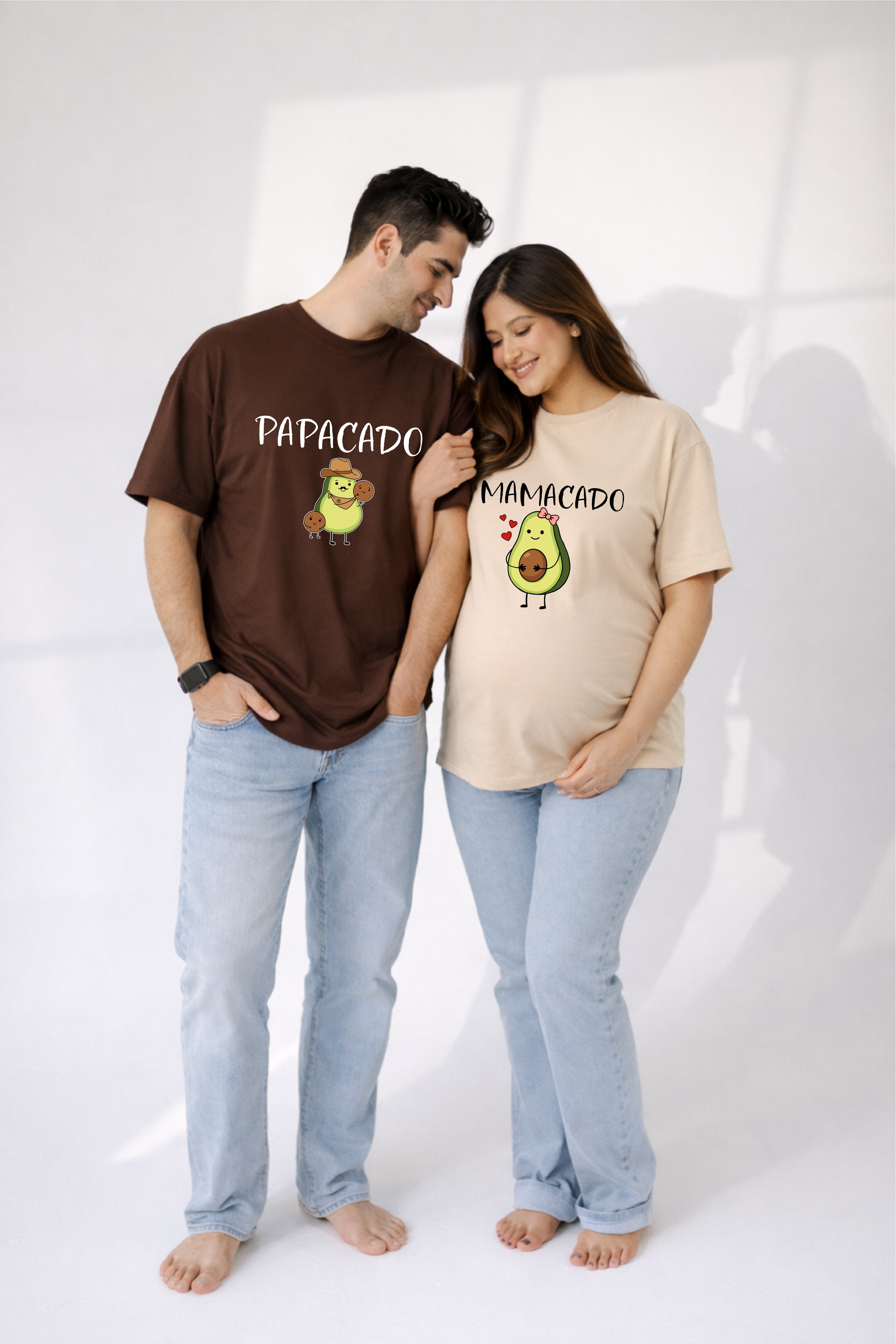 Mamacado Oversized Couple T-Shirts (Pack of 2)