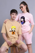 Naruto & Hinata Edition Oversized Couple Tees - Pack of 2
