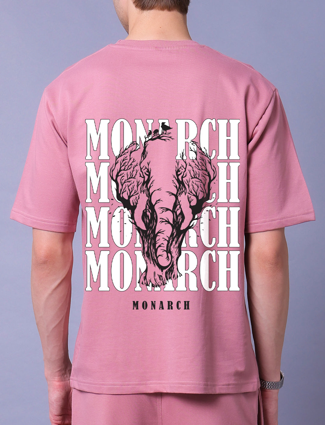 Monarch Men Co-Ord Set - Oversized Tee With Jogger