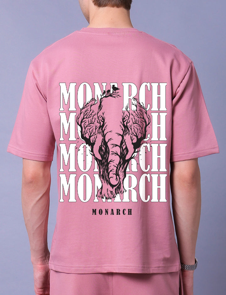 Monarch Men Co-Ord Set - Oversized Tee With Jogger