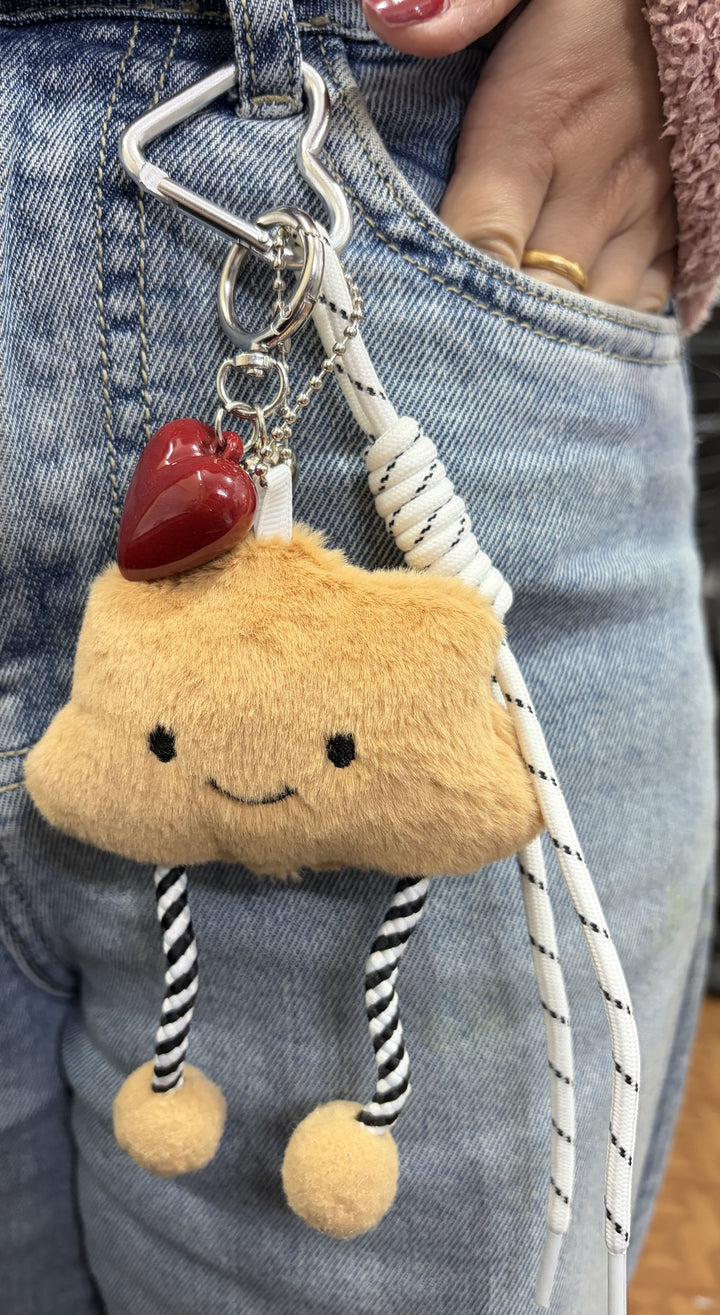 Smiley Cloud Plush Charm