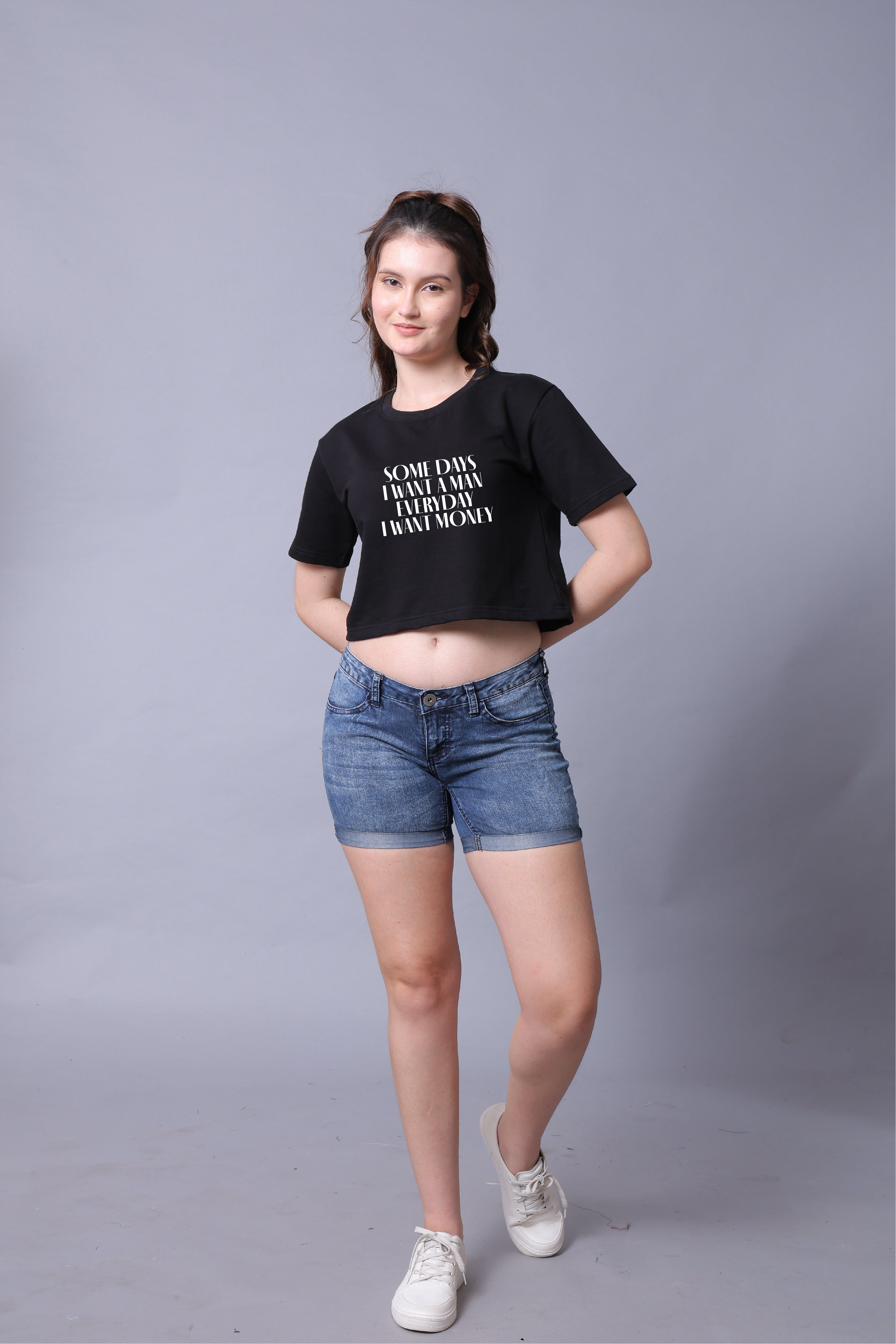 Some Days Are Women Crop Top