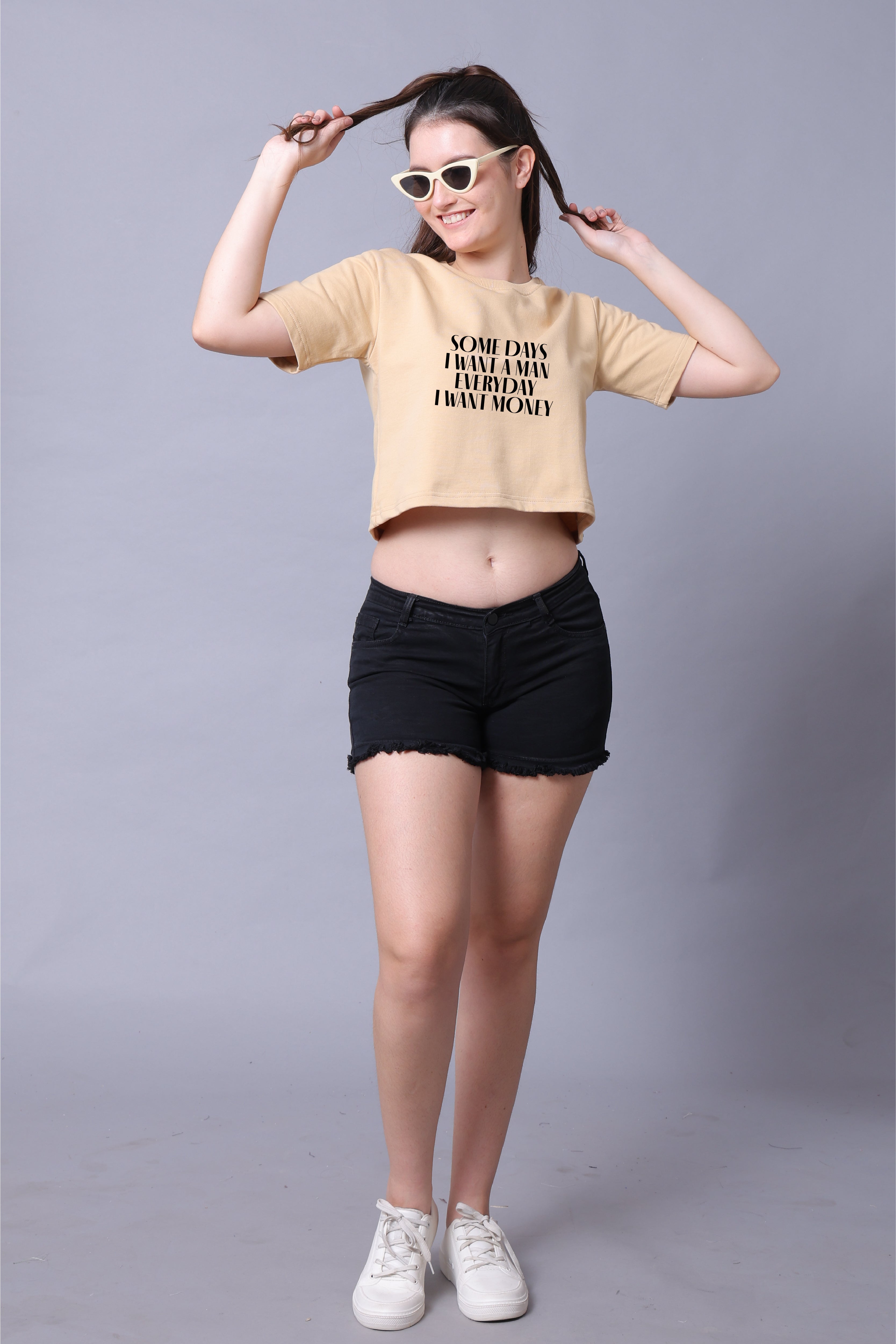 Some Days Are Women Crop Top