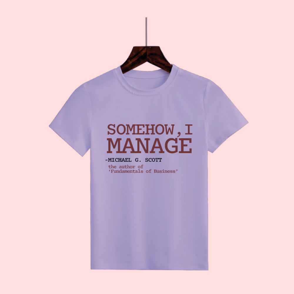 Manager's Motto Half Sleeve Tee