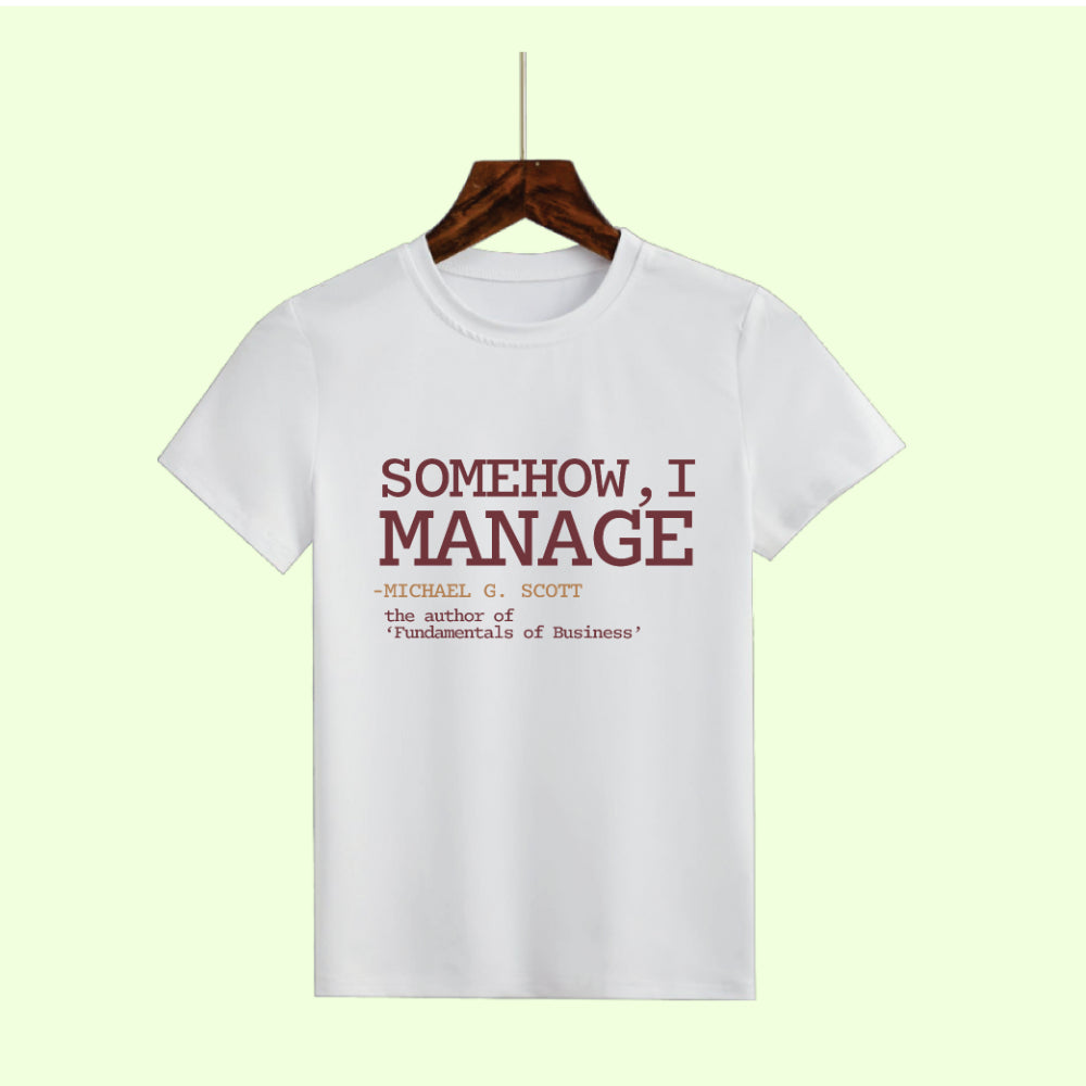 Manager's Motto Half Sleeve Tee