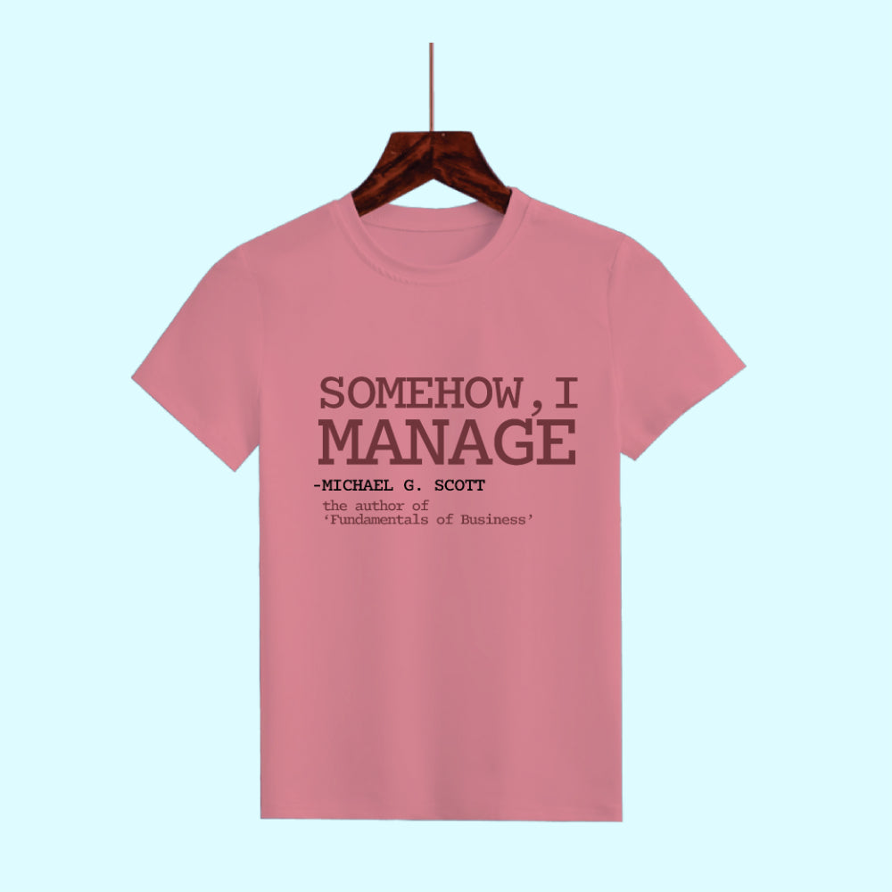 Manager's Motto Half Sleeve Tee