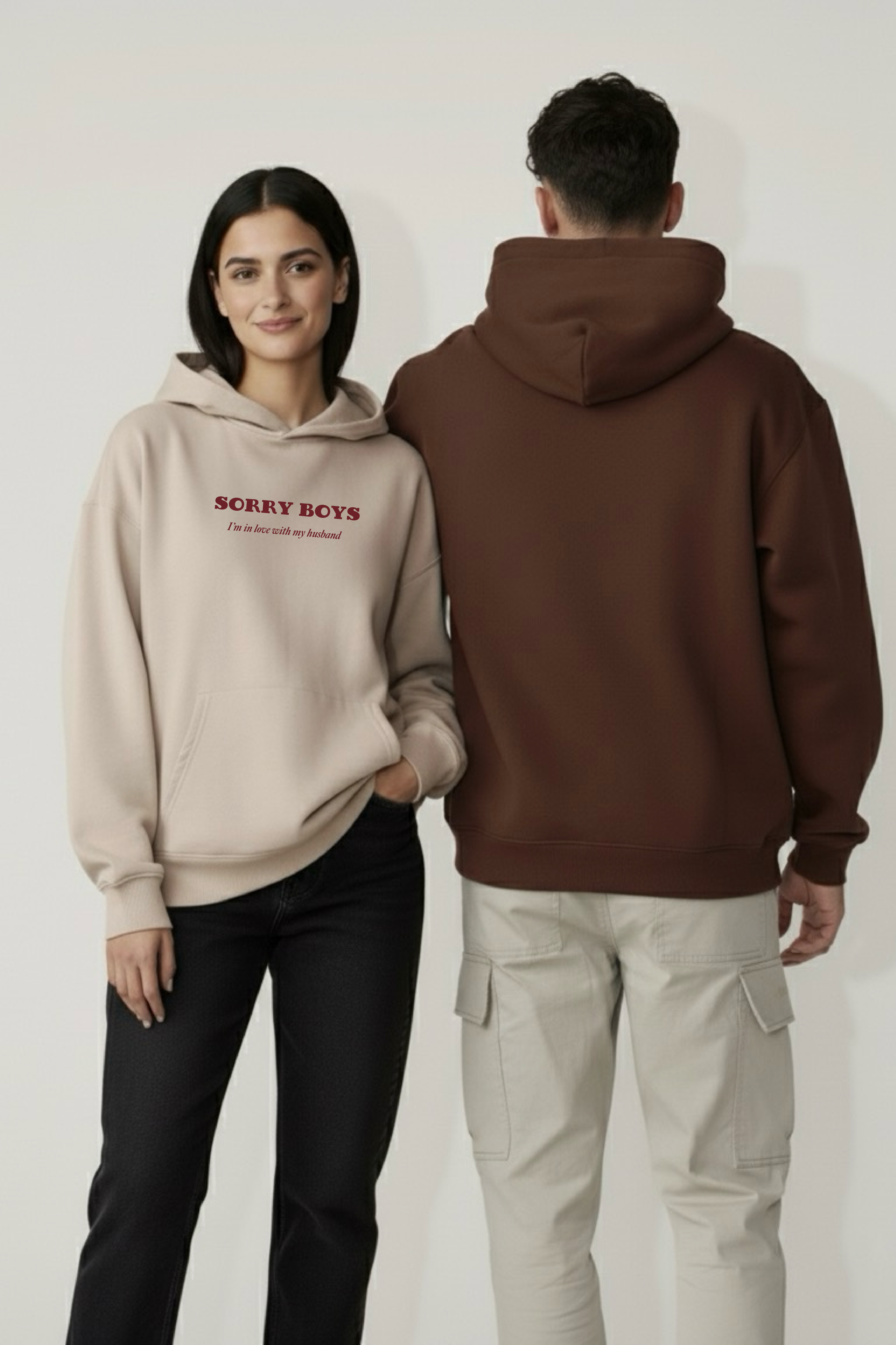 Sorry Girls & Boys Oversized Drop Shoulder Hoodies - Pack of 2