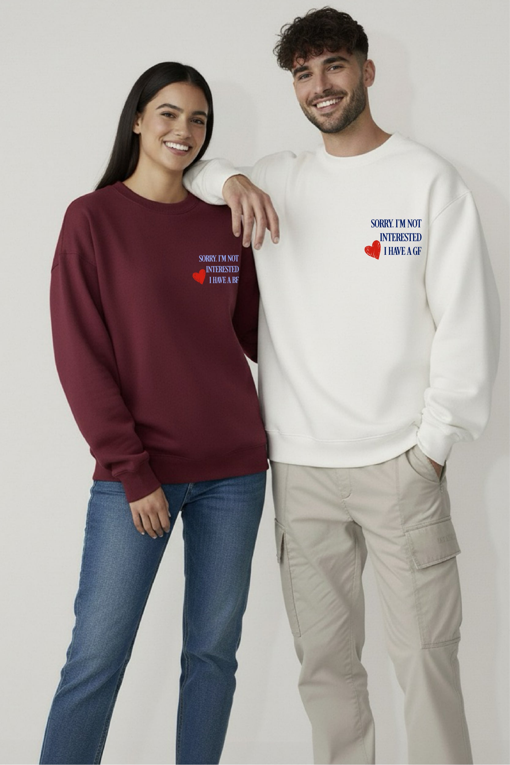 Sorry I’m Not Interested Unisex Sweatshirt - Pack of 2