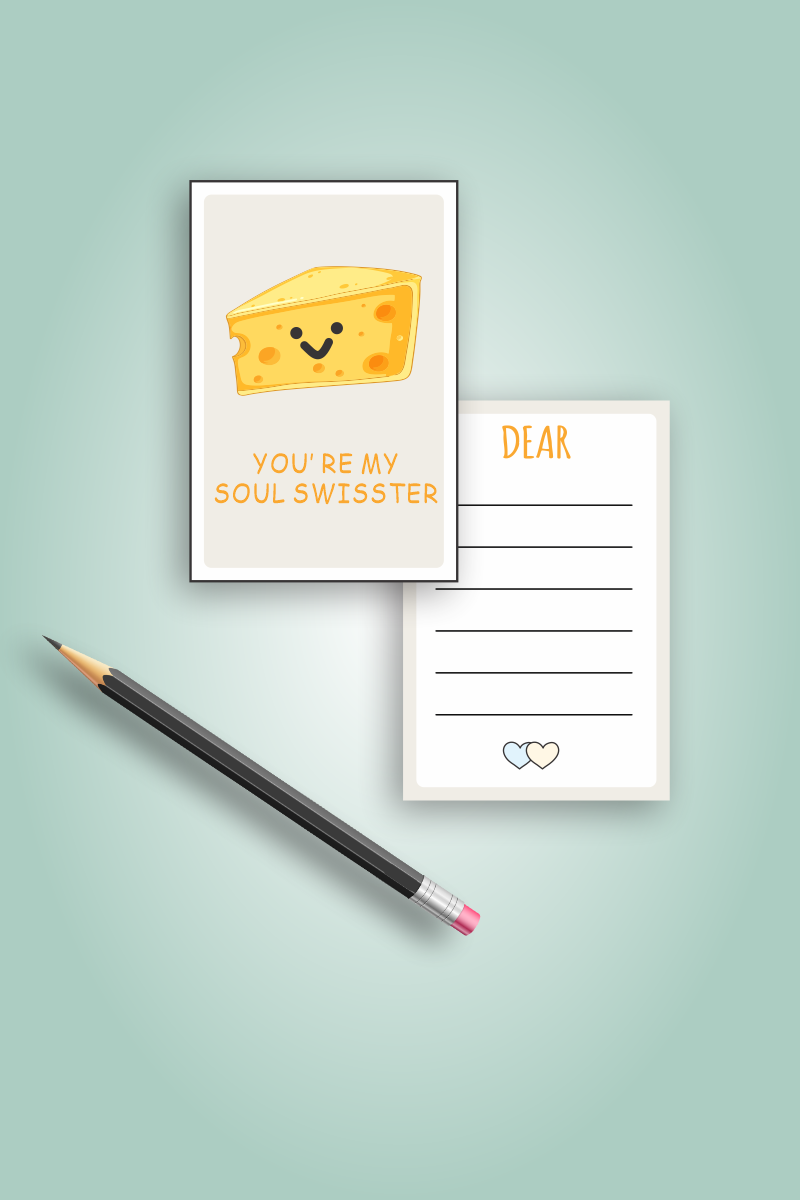 Soul Swisster Greeting card - Lazy Lush