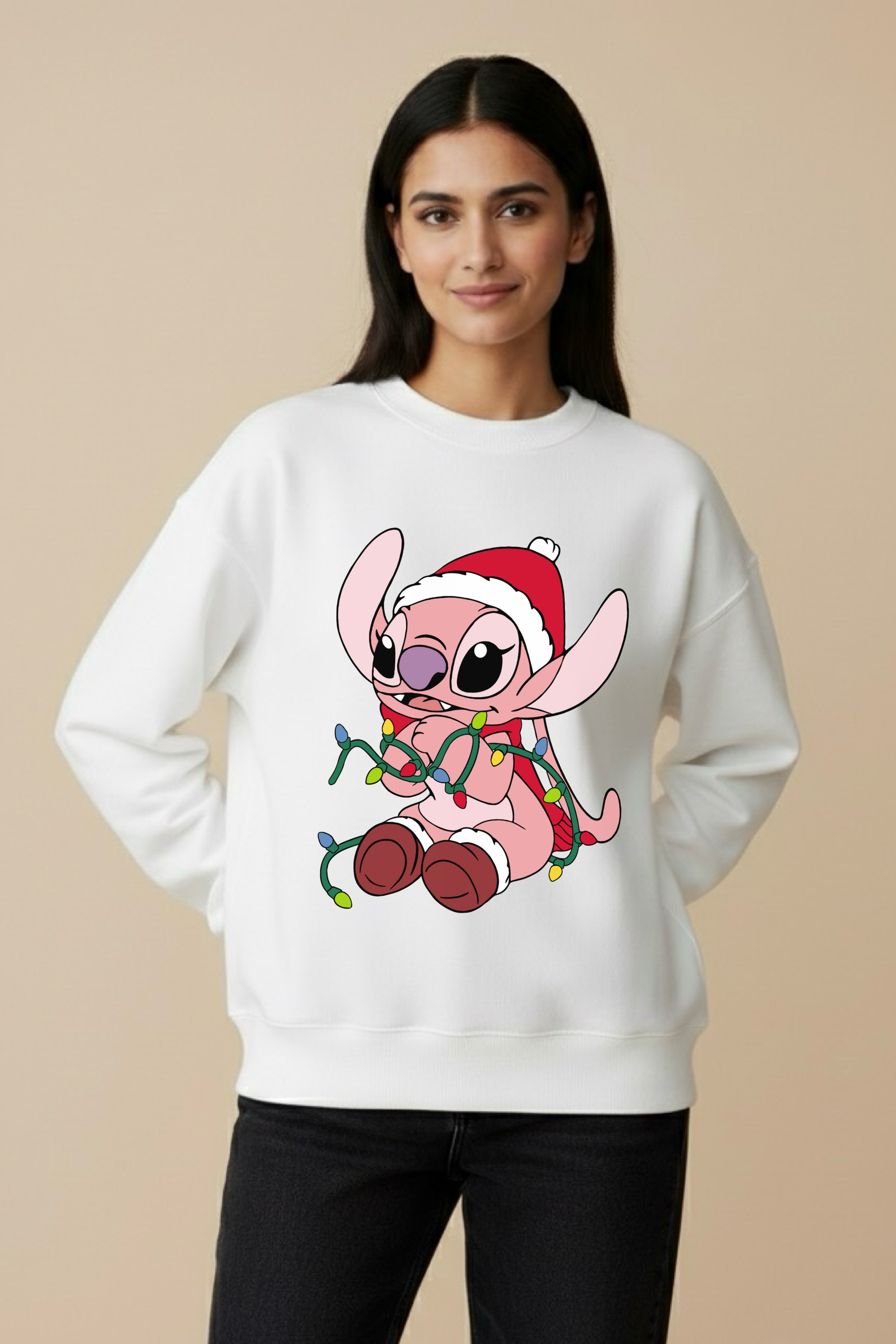 Stitch Couple Unisex Sweatshirts (Pack of 2)