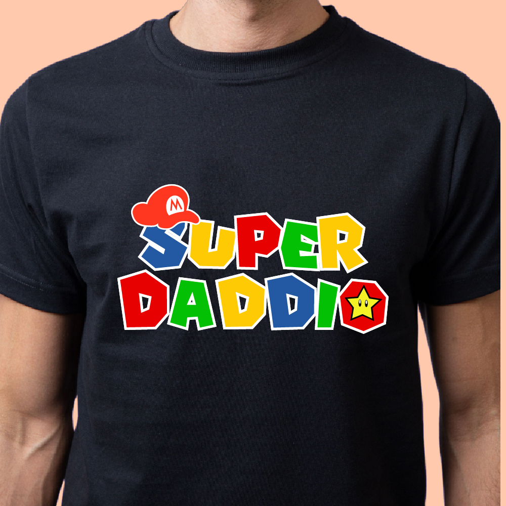 Super Dadio Unisex Half Sleeve T-Shirt