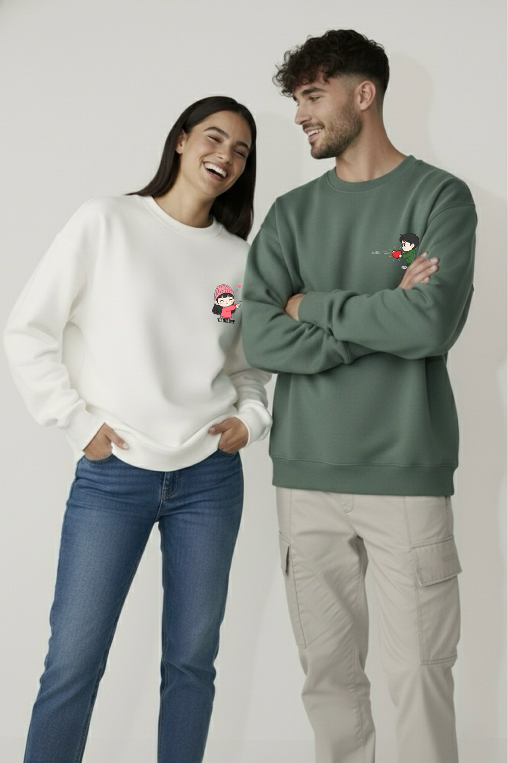 Take It, I’m Tired – Couple Unisex Sweatshirts (Pack of 2)