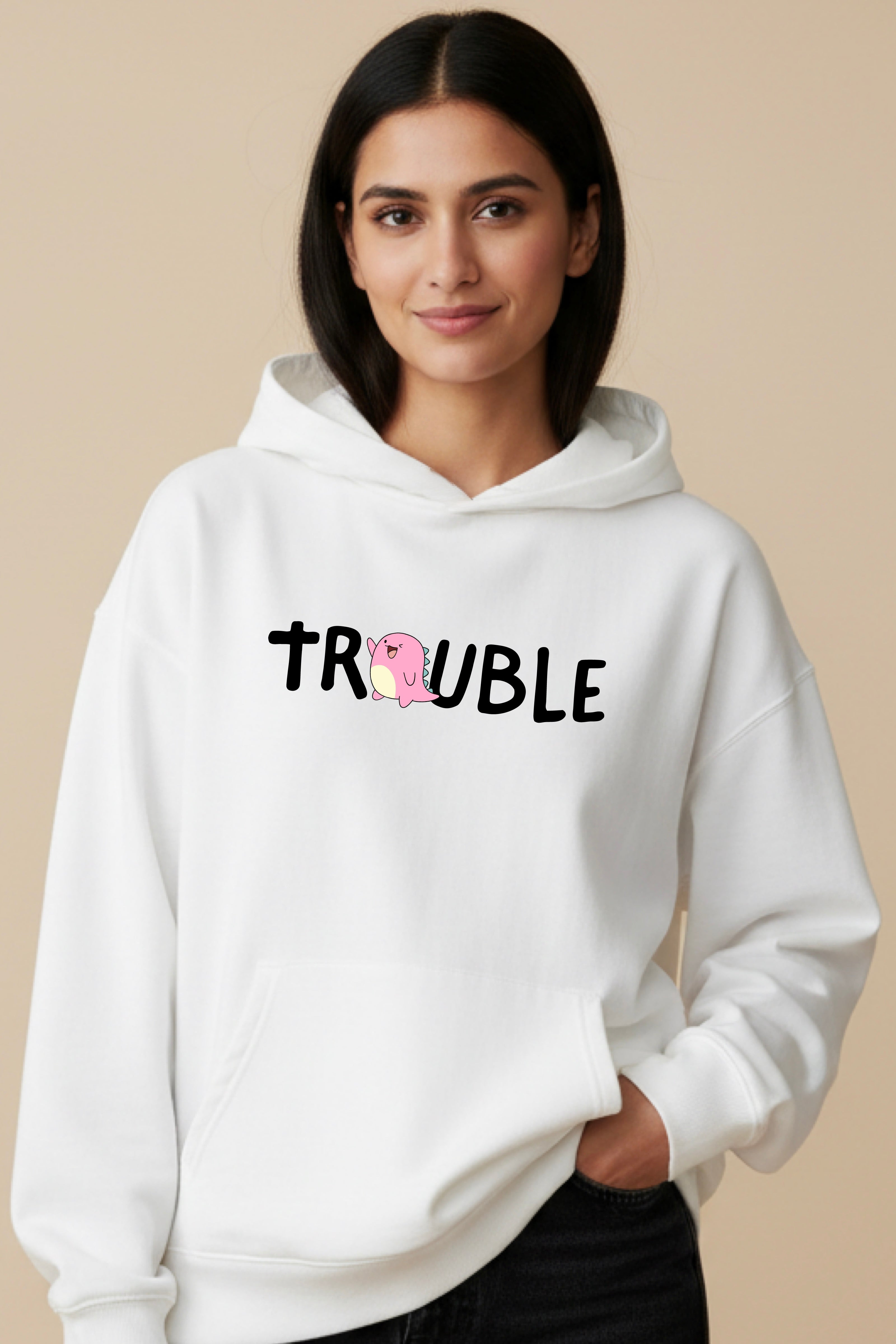 The Dino Affair ( Bang! ) Oversized Drop Shoulder Hoodies - Pack of 2