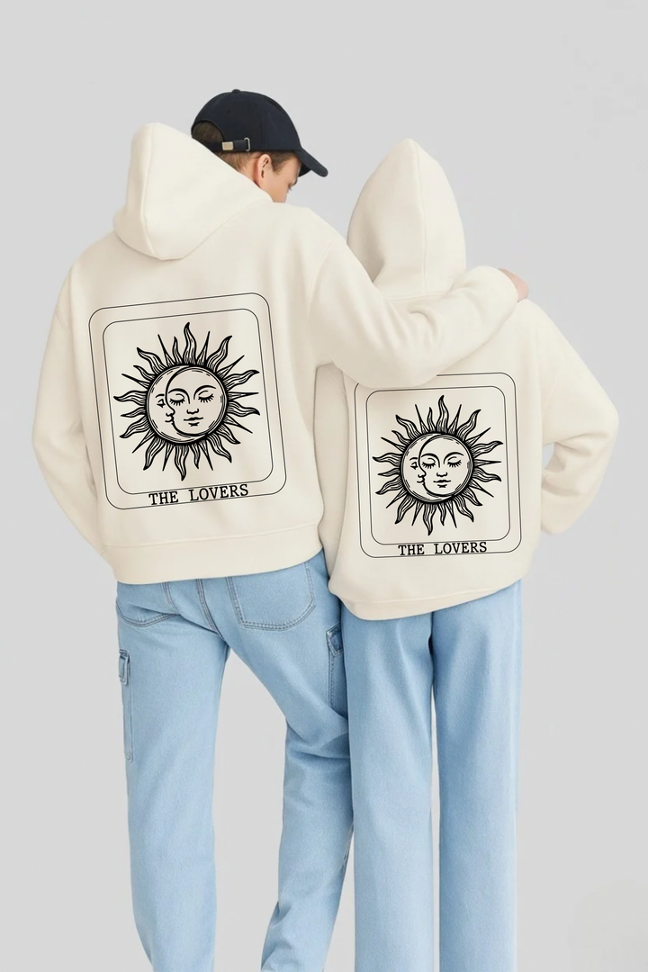 The Sun and Moon Oversized Drop Shoulder Hoodies - Pack of 2