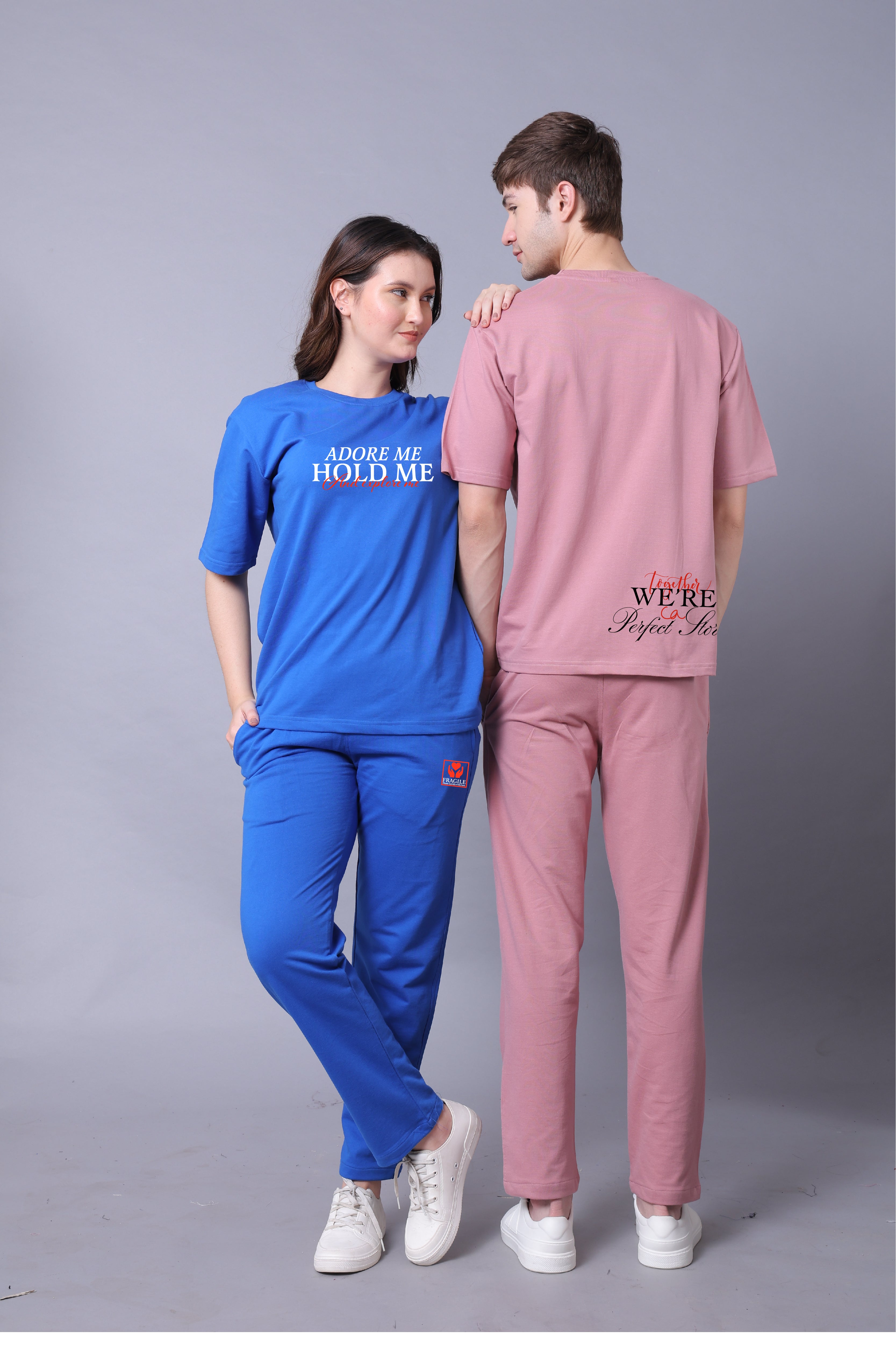 Together We're Couple Co-Ord Set With Joggers (Pack of 2)