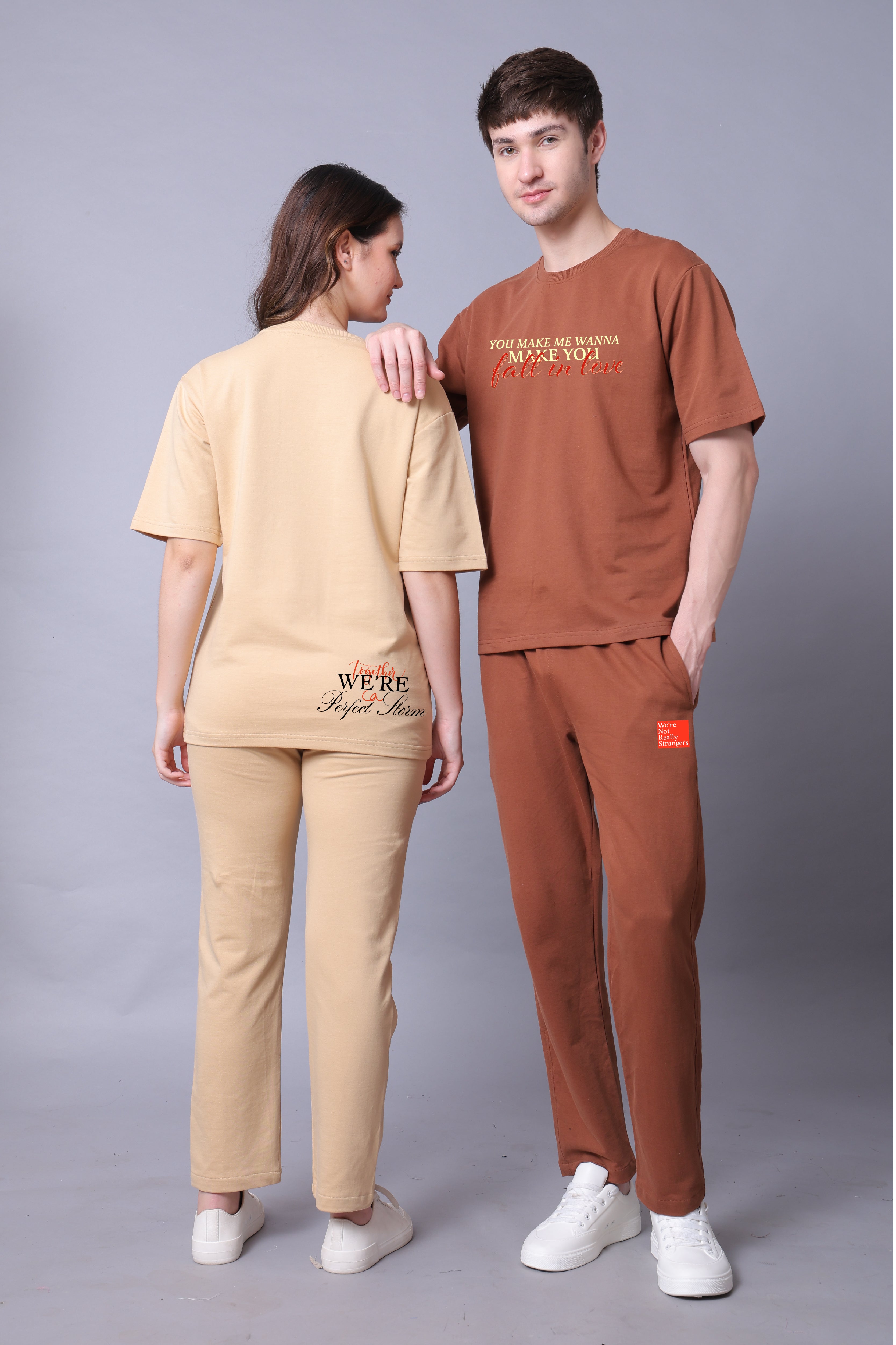 Together We're Couple Co-Ord Set With Joggers (Pack of 2)