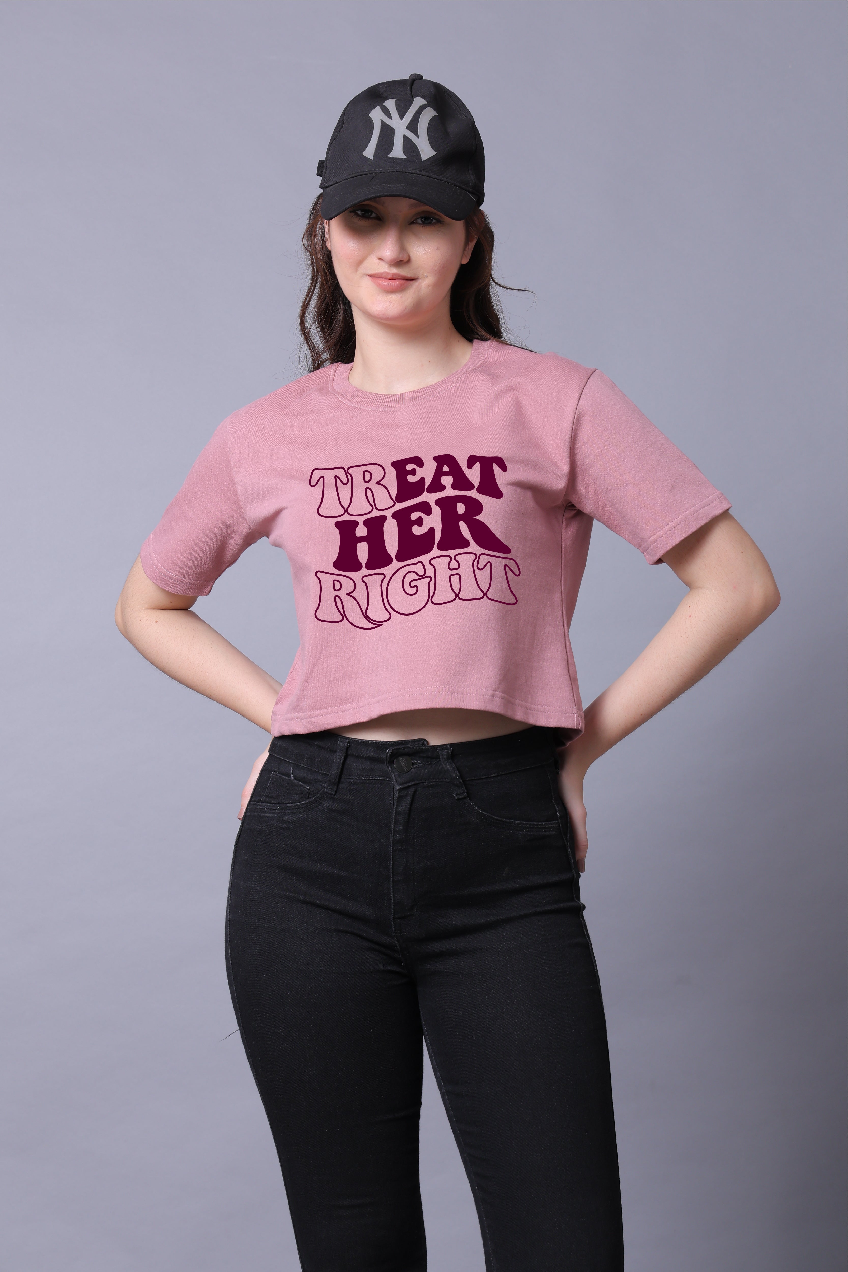Treat Her Right Women Crop Top