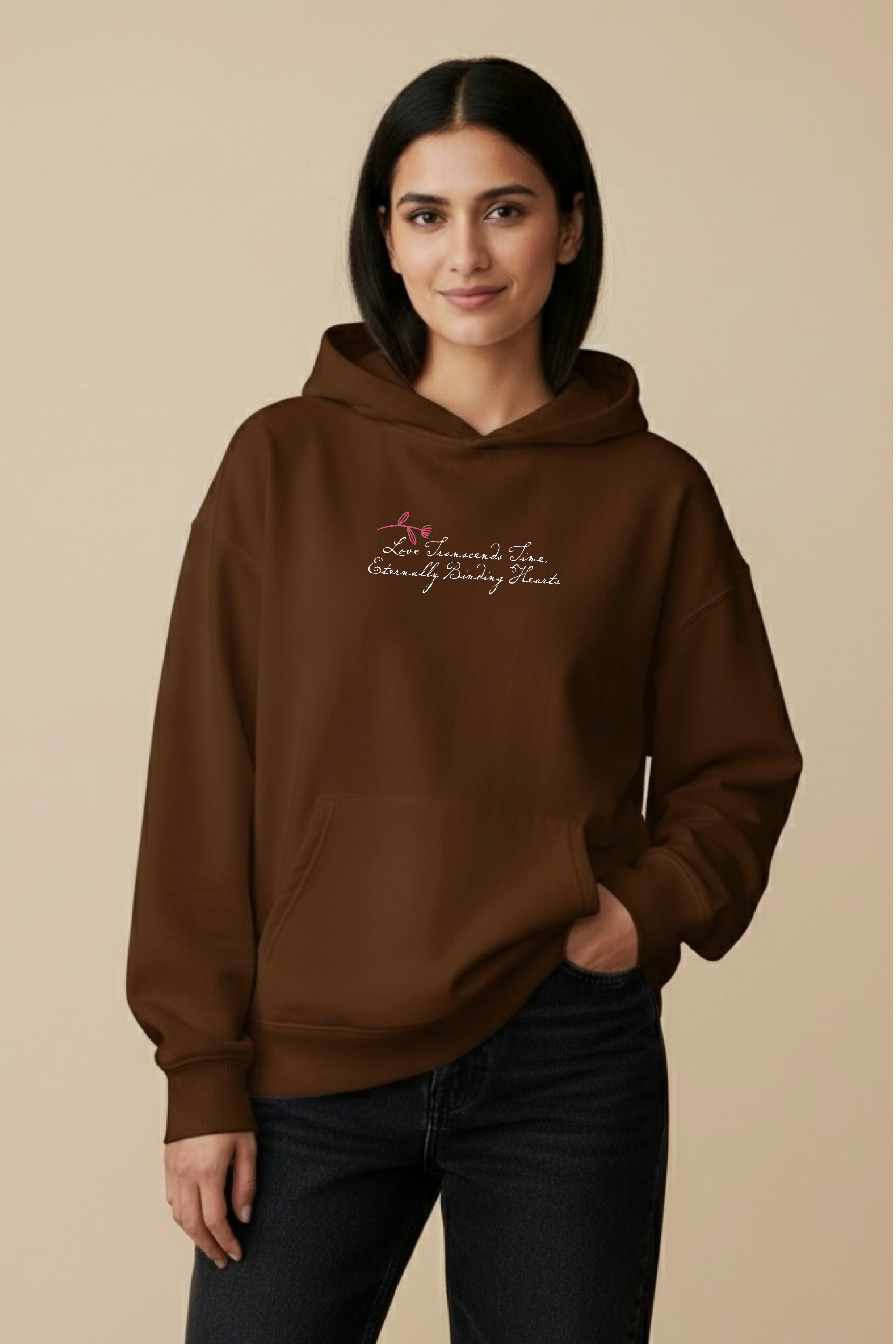 True Love Stories Hoodie Oversized Drop Shoulder Hoodies - Pack of 2