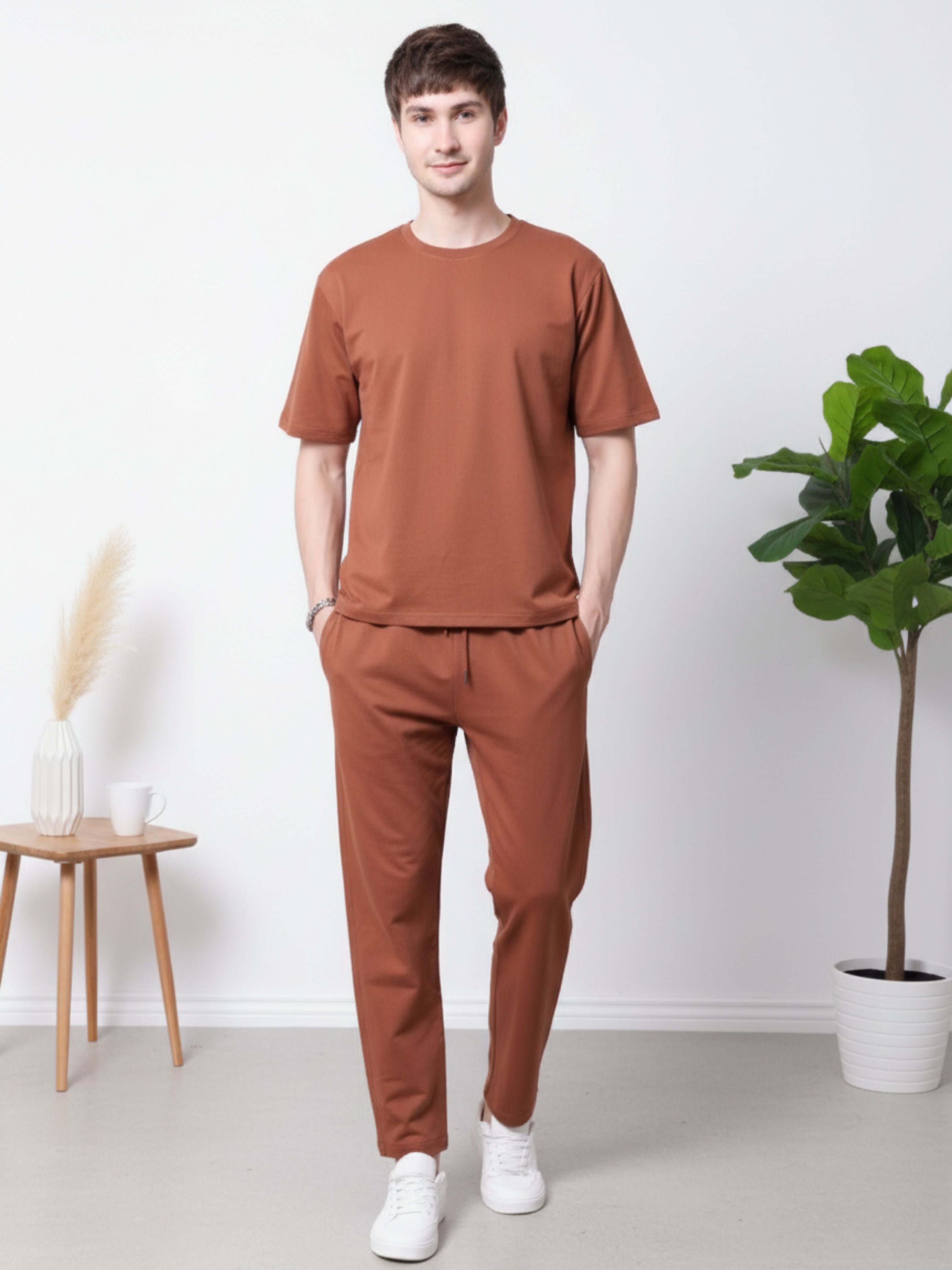Unisex Brown Jogger